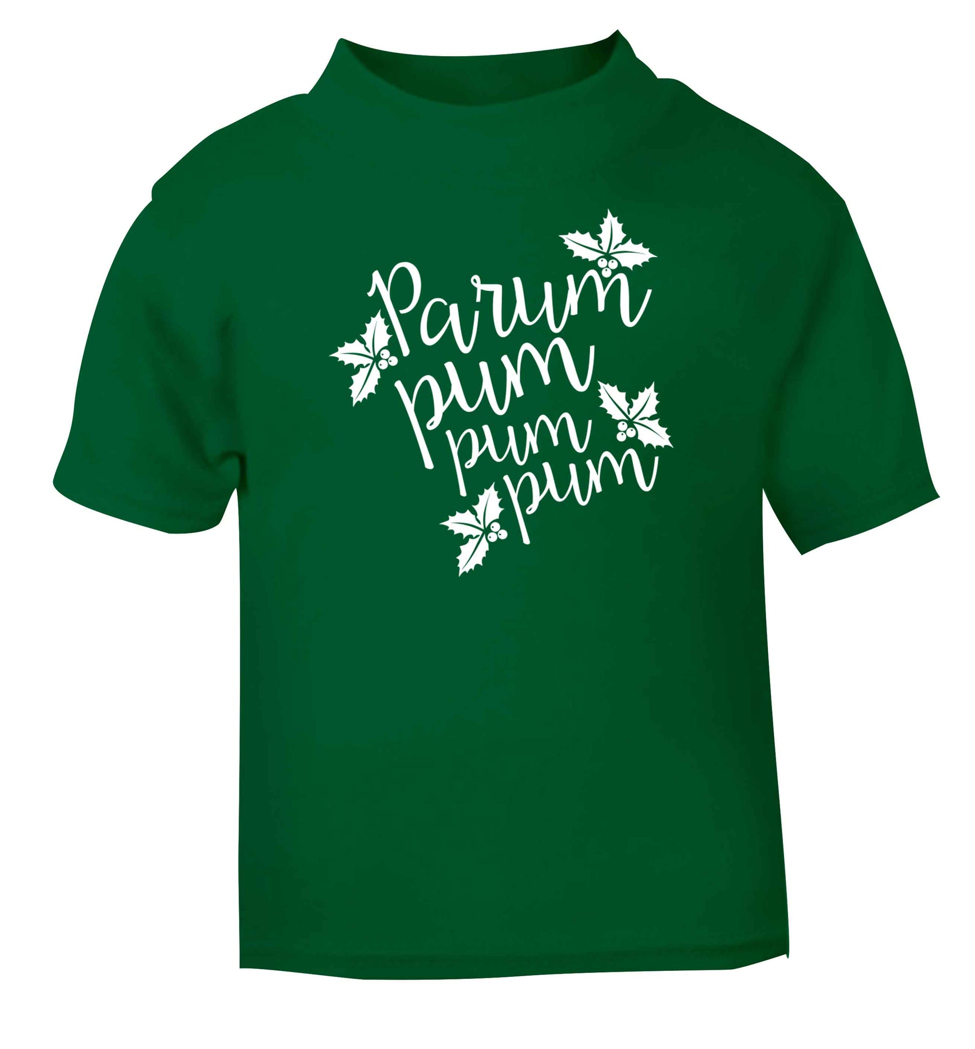 Pa rum pum pum pum green baby toddler Tshirt 2 Years