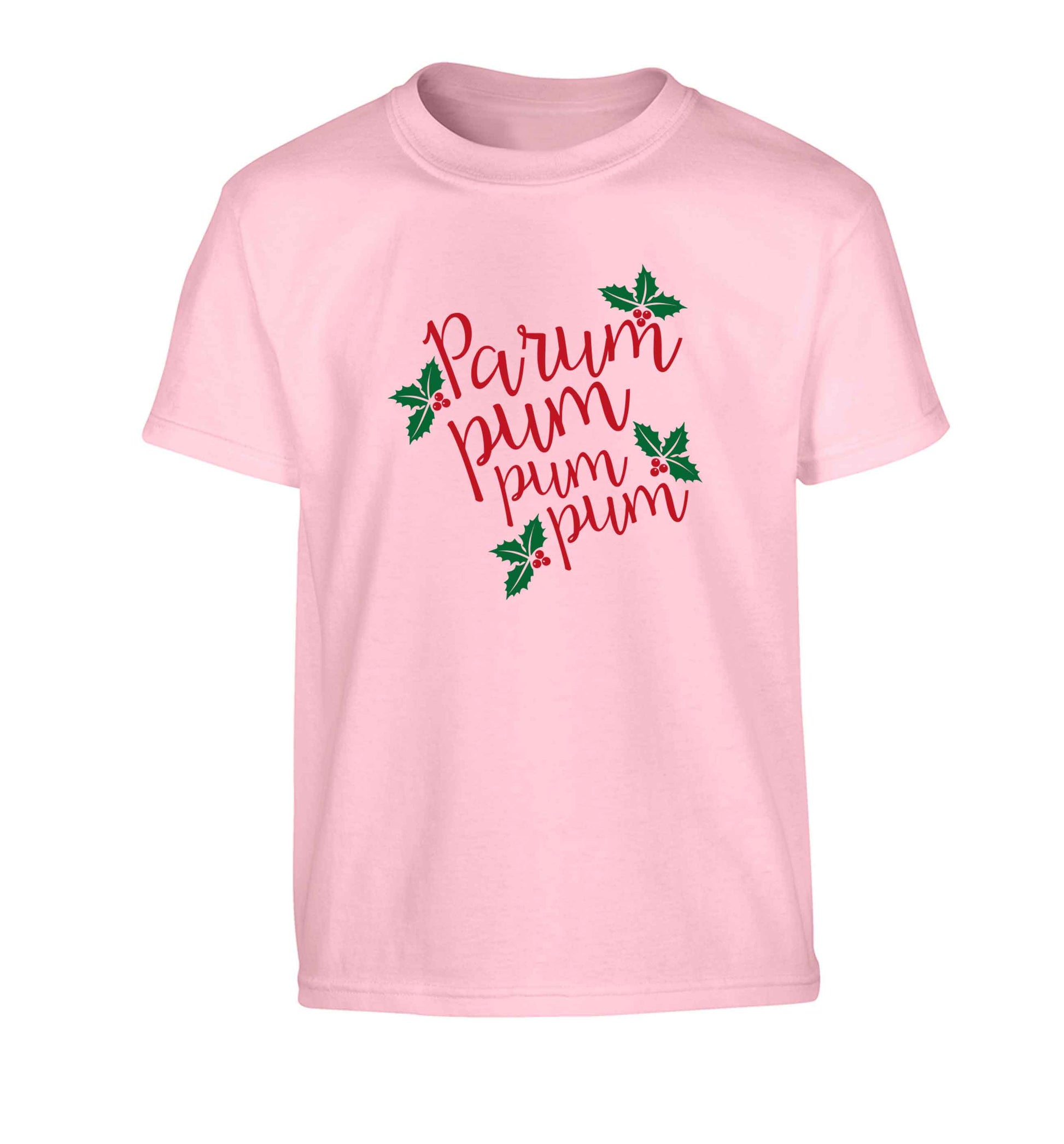 Pa rum pum pum pum Children's light pink Tshirt 12-13 Years