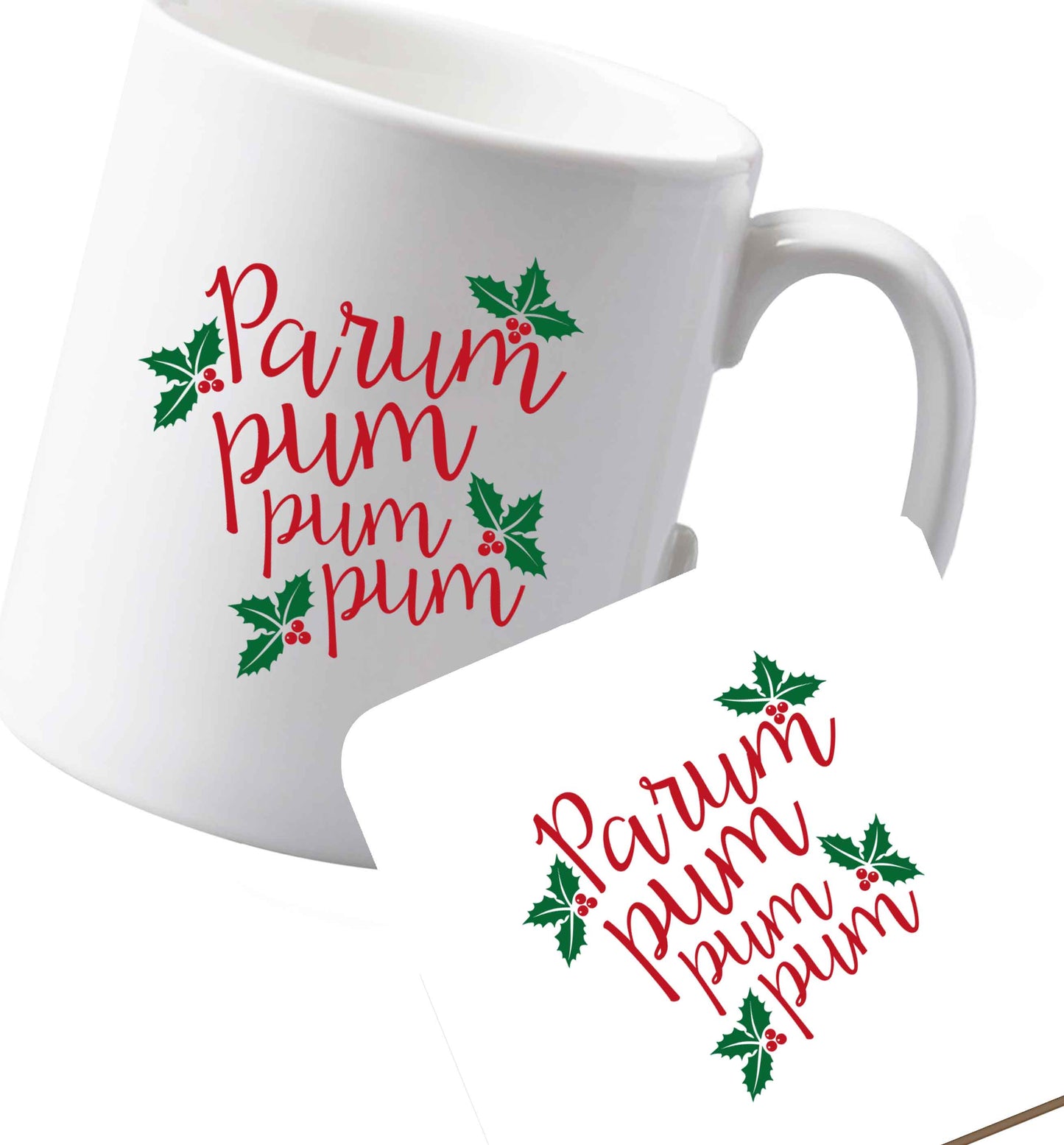 10 oz Ceramic mug and coaster Favourite Type Pan Pancake both sides