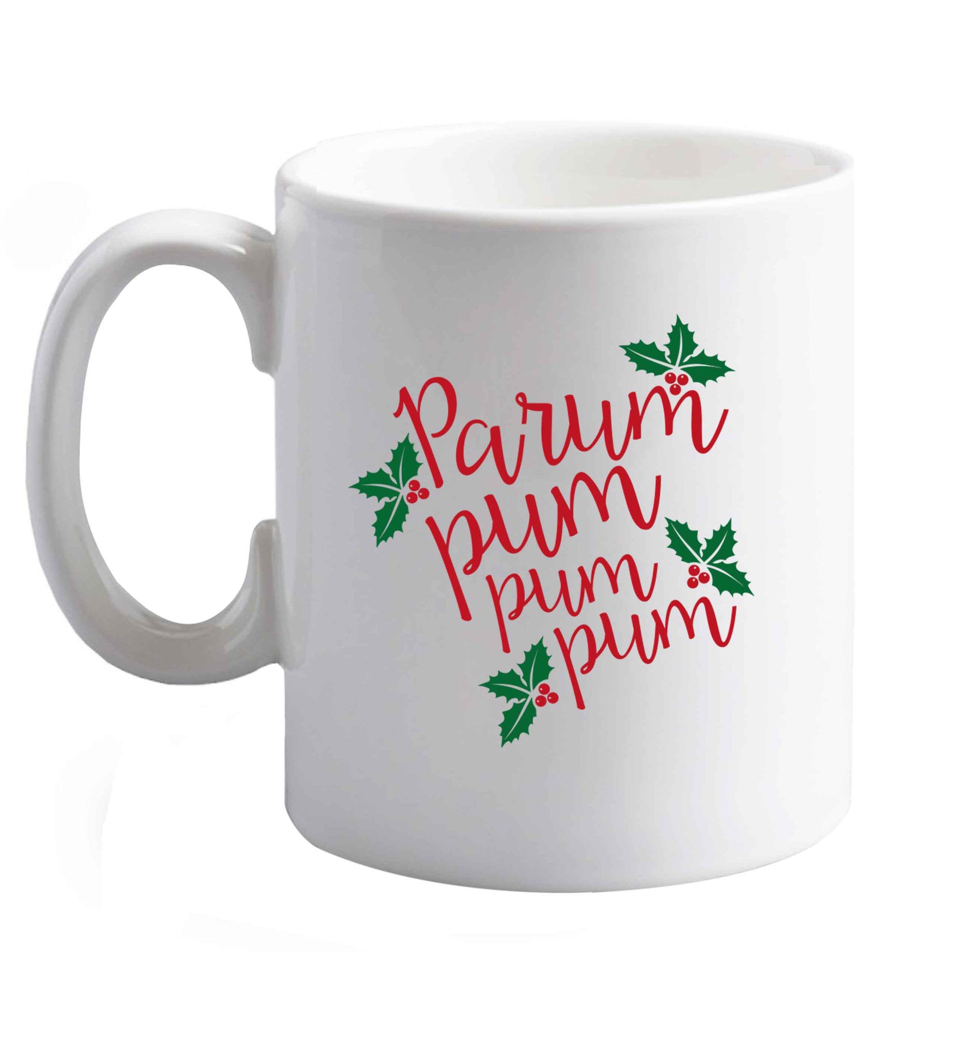 10 oz Favourite Type Pan Pancake ceramic mug right handed