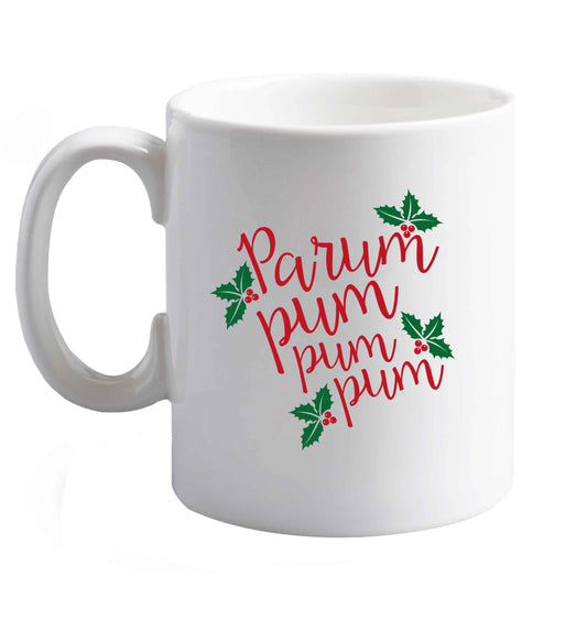 10 oz Favourite Type Pan Pancake ceramic mug right handed