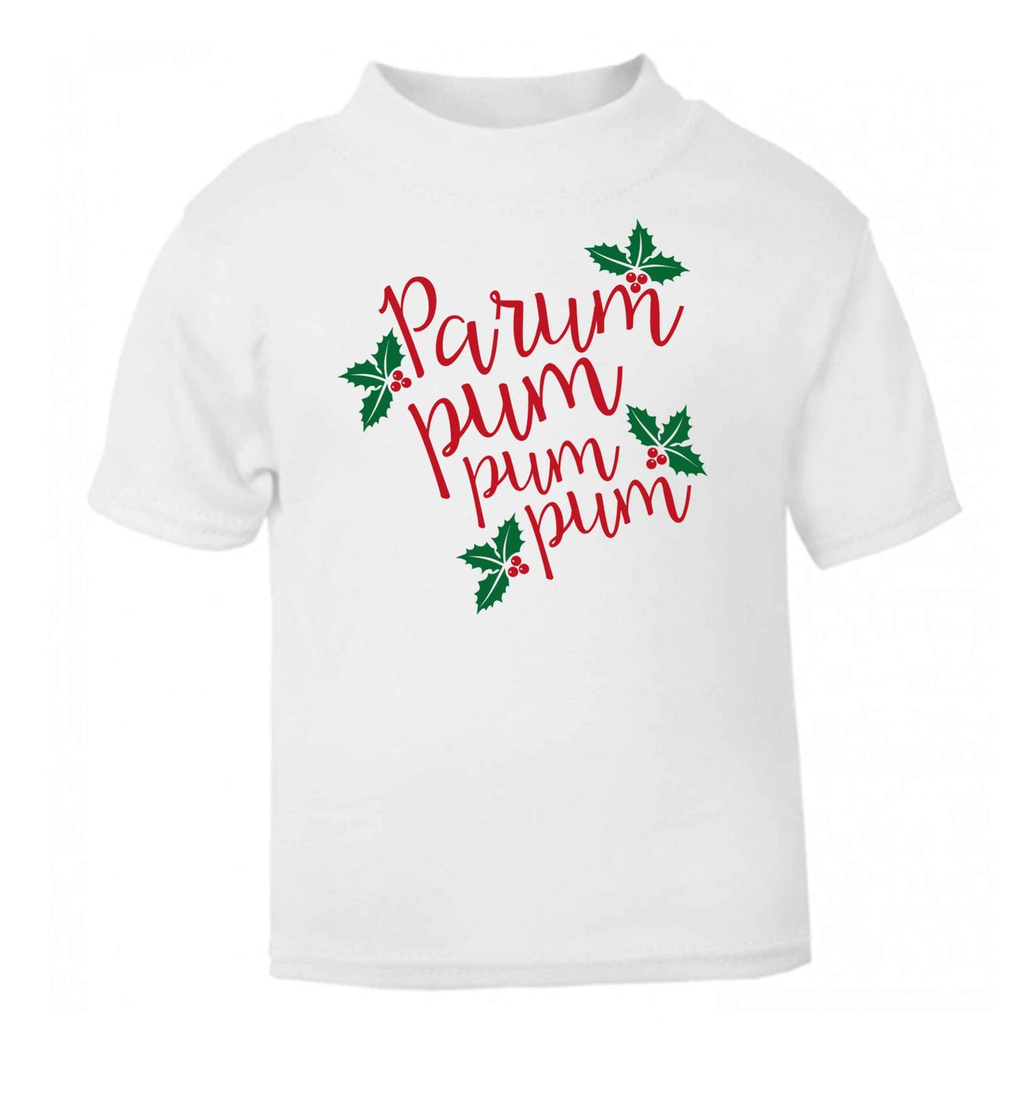 Pa rum pum pum pum white baby toddler Tshirt 2 Years