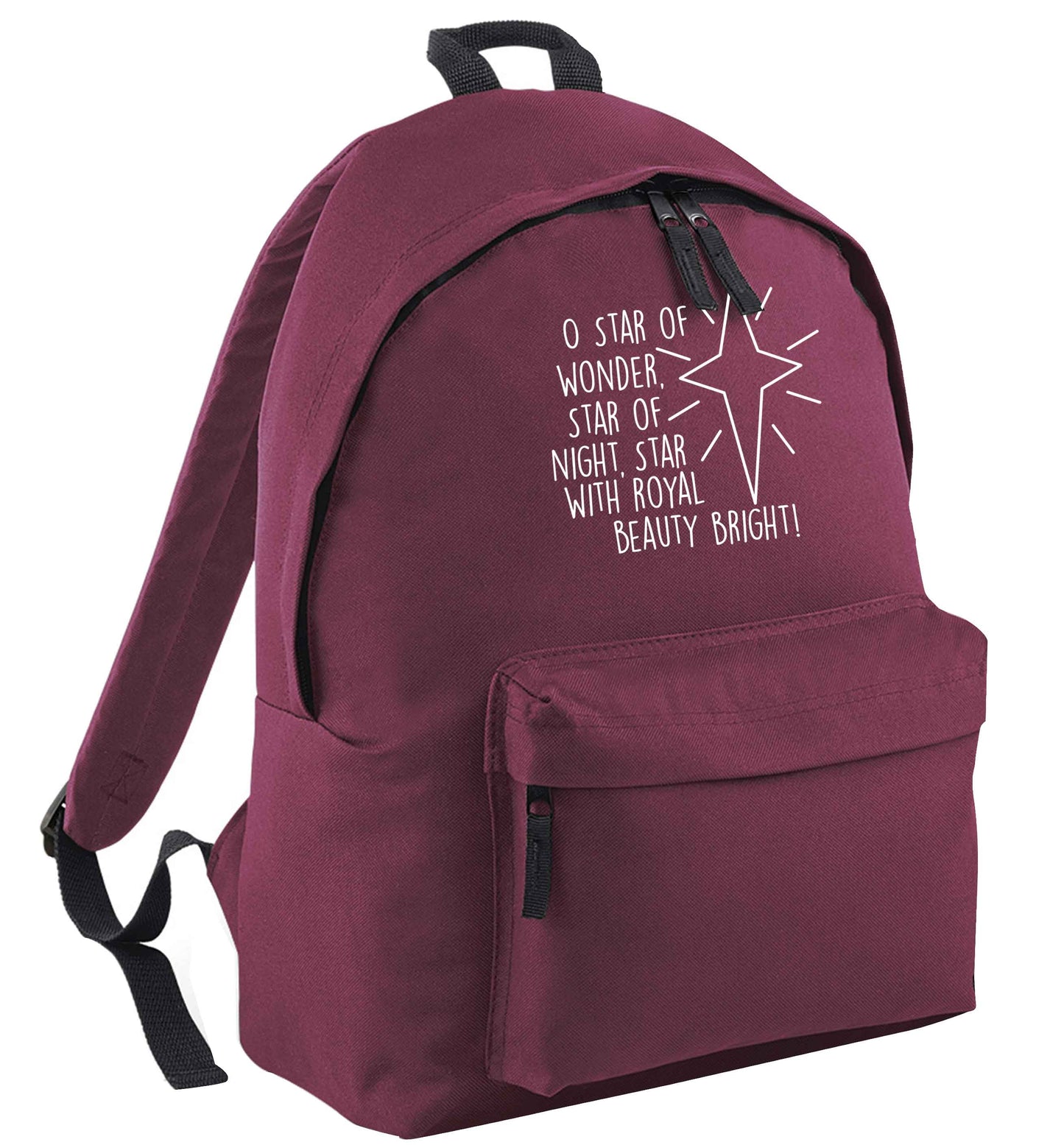Oh star of wonder star of night, star with royal beauty bright | Children's backpack