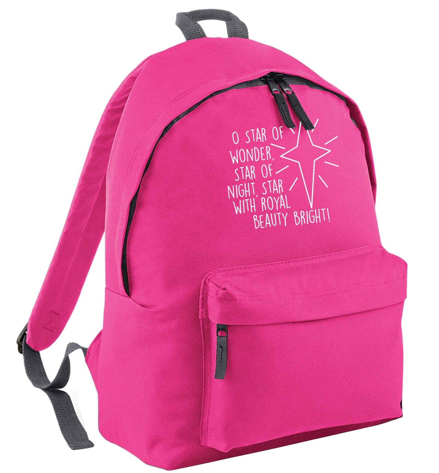 Oh star of wonder star of night, star with royal beauty bright | Children's backpack