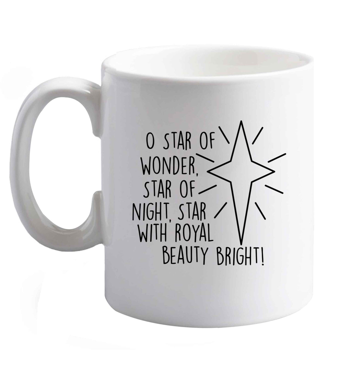 10 oz Favourite Type Pan Pancake ceramic mug right handed