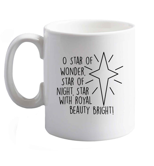 10 oz Favourite Type Pan Pancake ceramic mug right handed