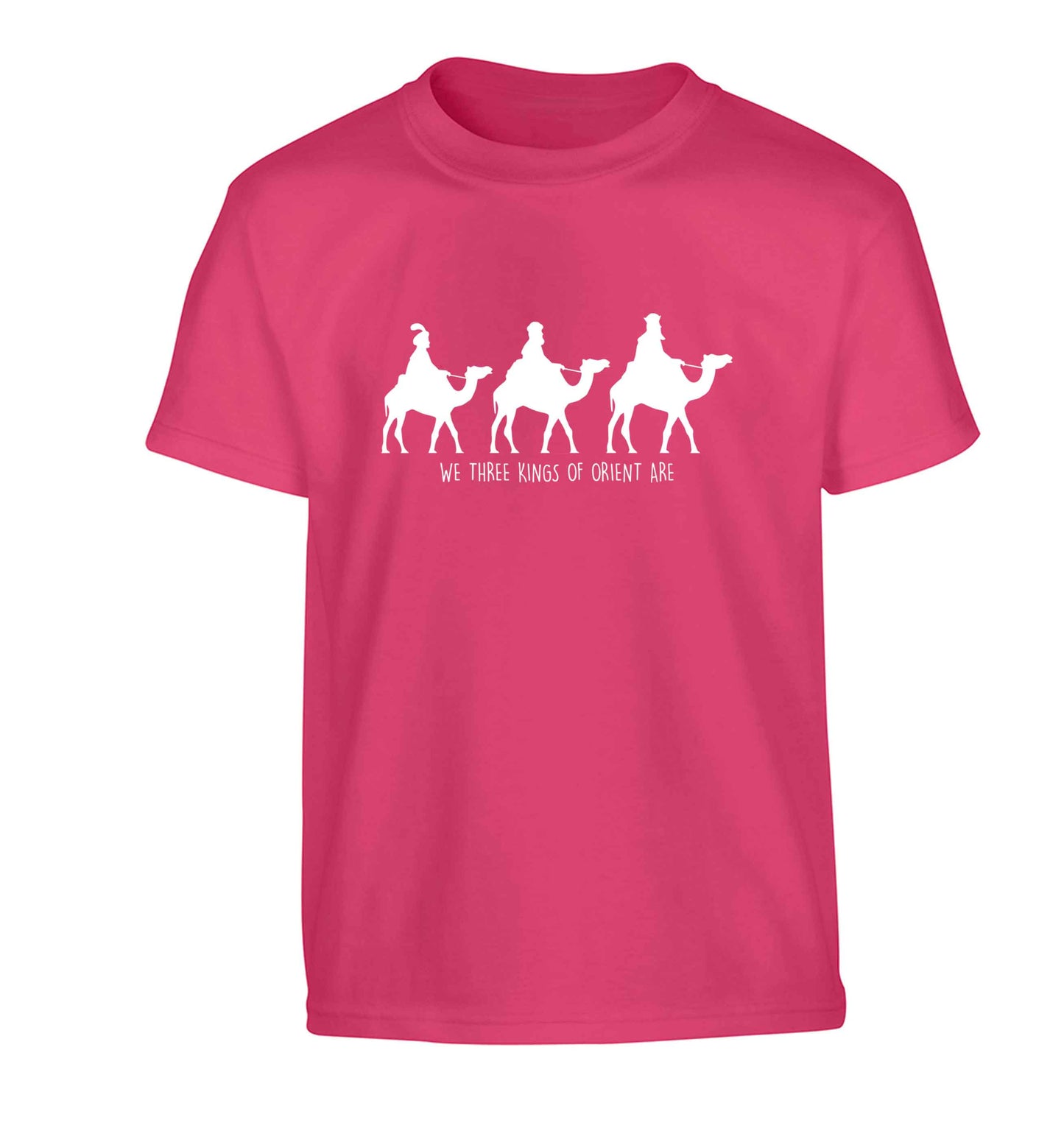 We three kings of orient are Children's pink Tshirt 12-13 Years