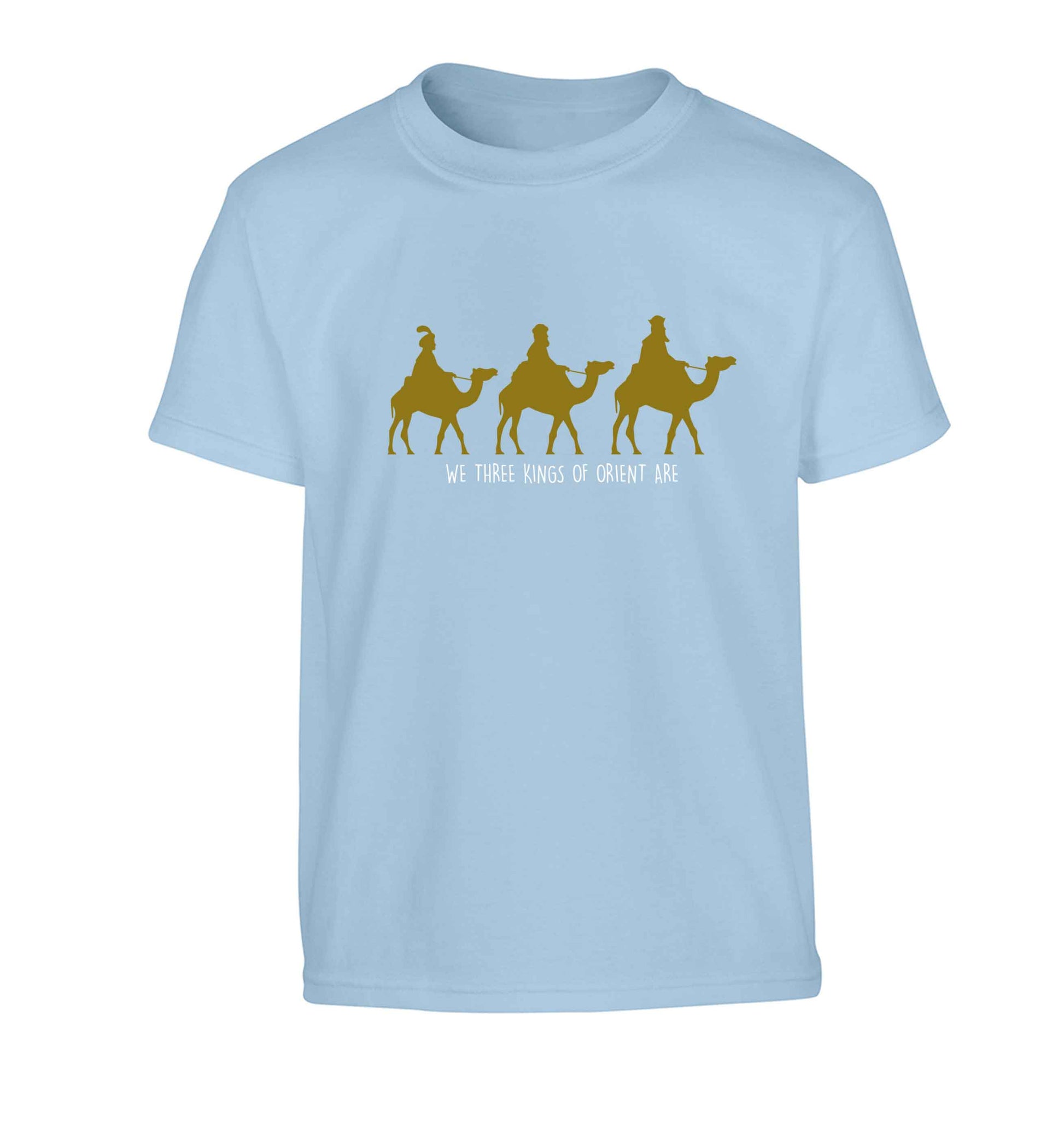 We three kings of orient are Children's light blue Tshirt 12-13 Years