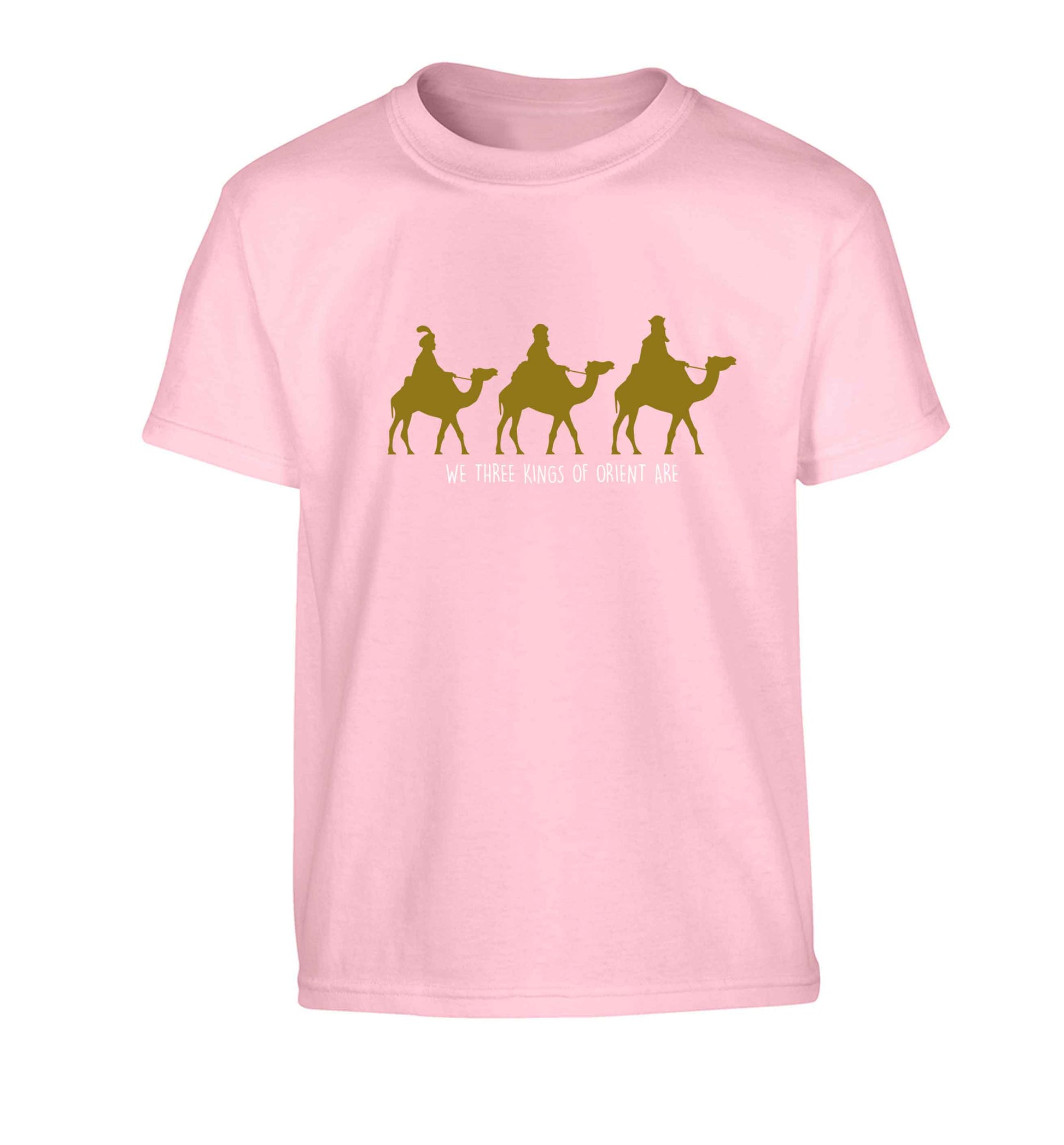 We three kings of orient are Children's light pink Tshirt 12-13 Years