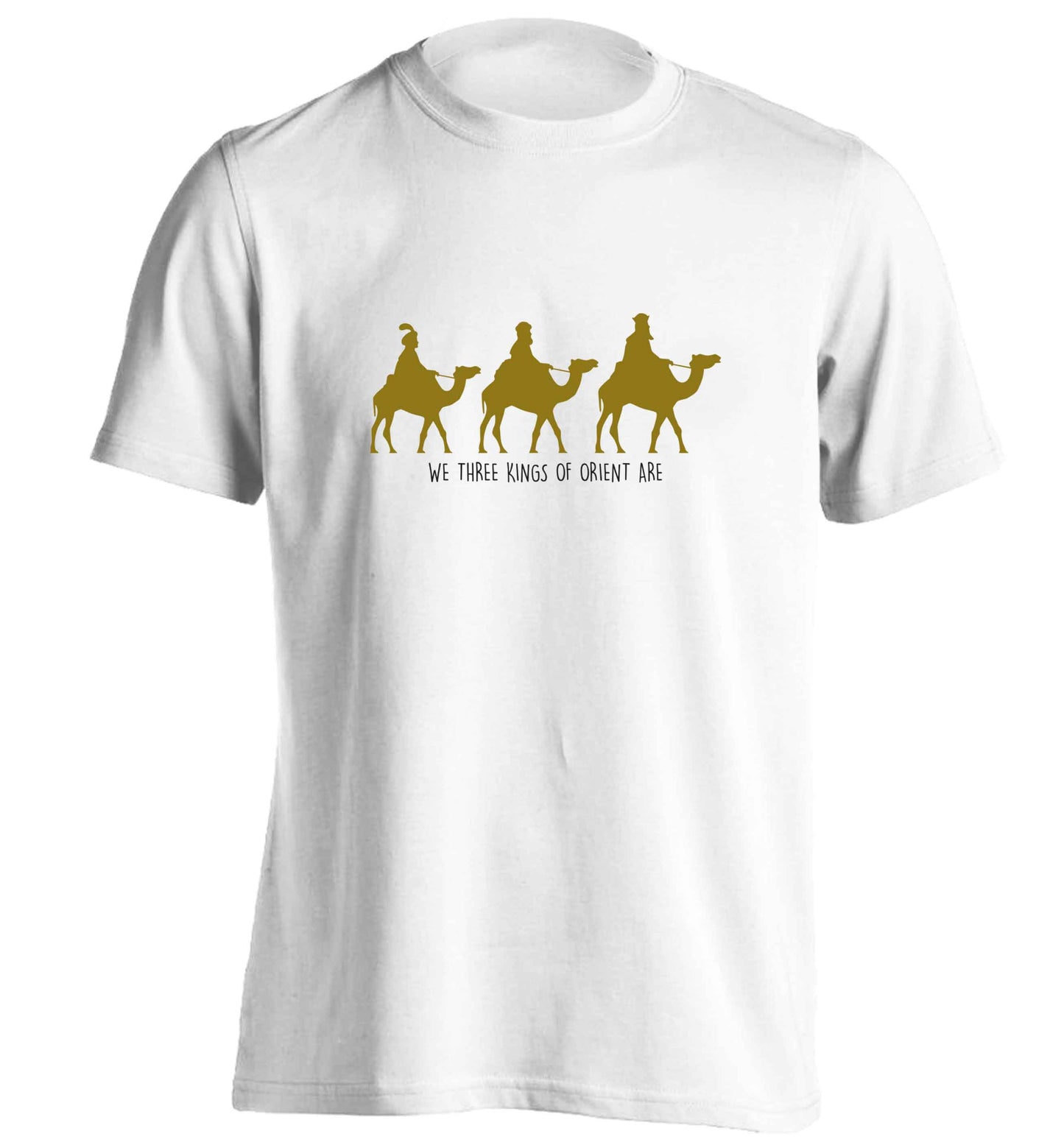 We three kings of orient are adults unisex white Tshirt 2XL