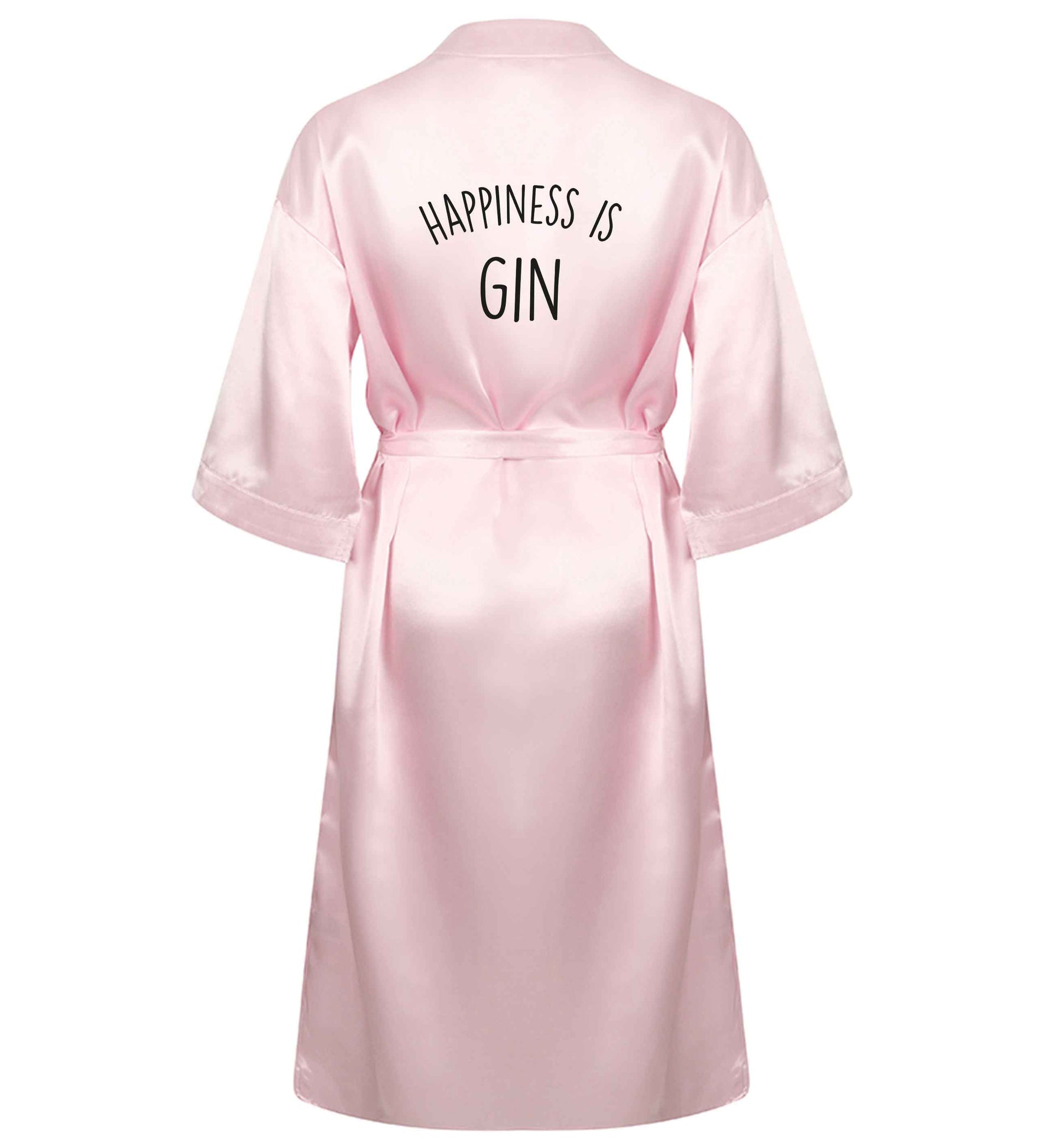 Happiness is gin XL/XXL pink ladies dressing gown size 16/18