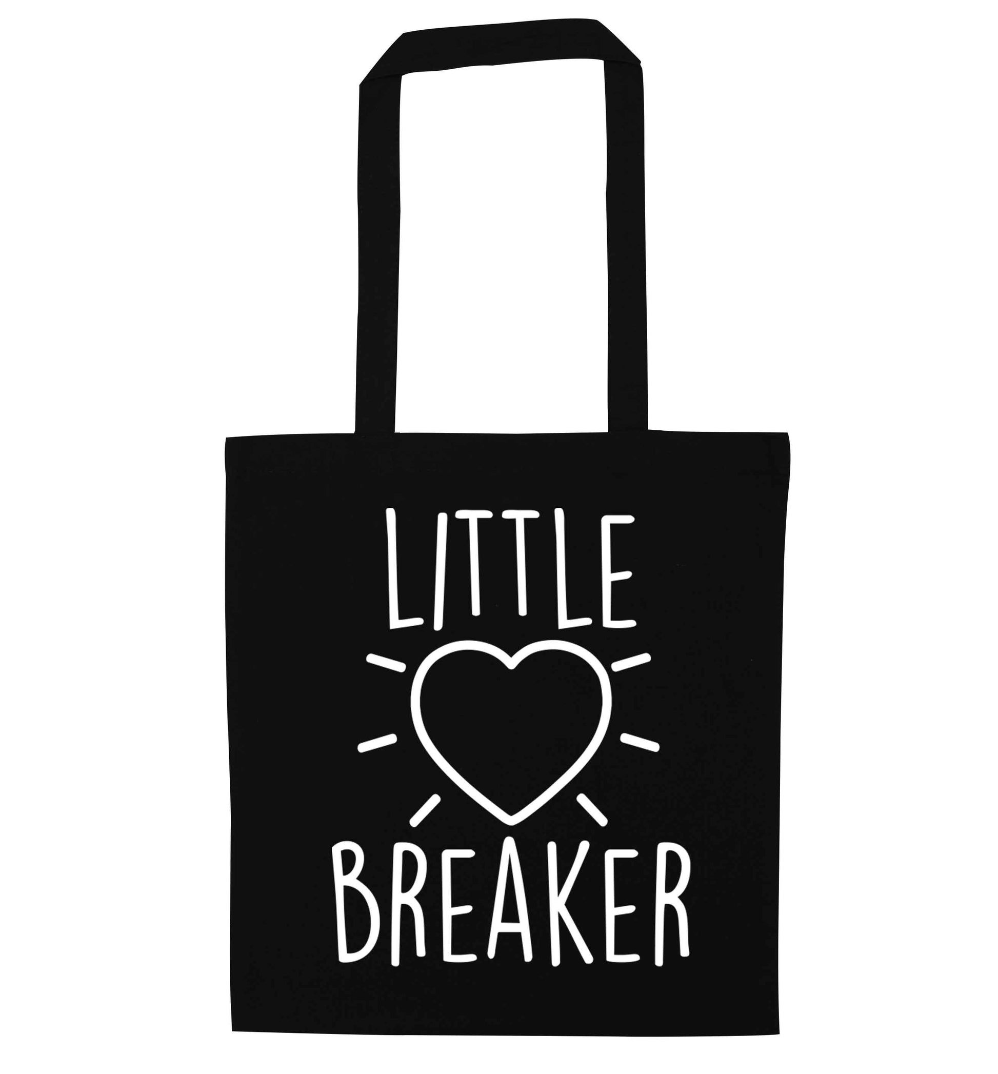 Little heartbreaker black tote bag