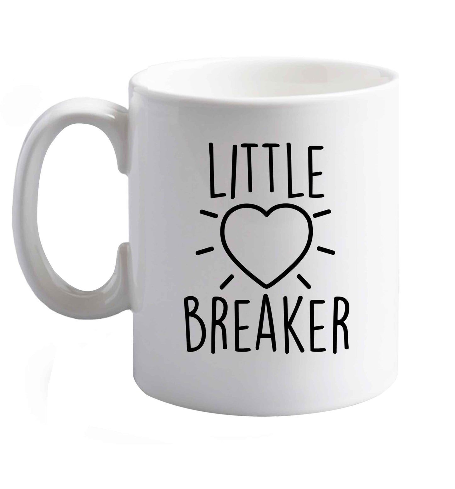 10 oz Little heartbreaker ceramic mug right handed