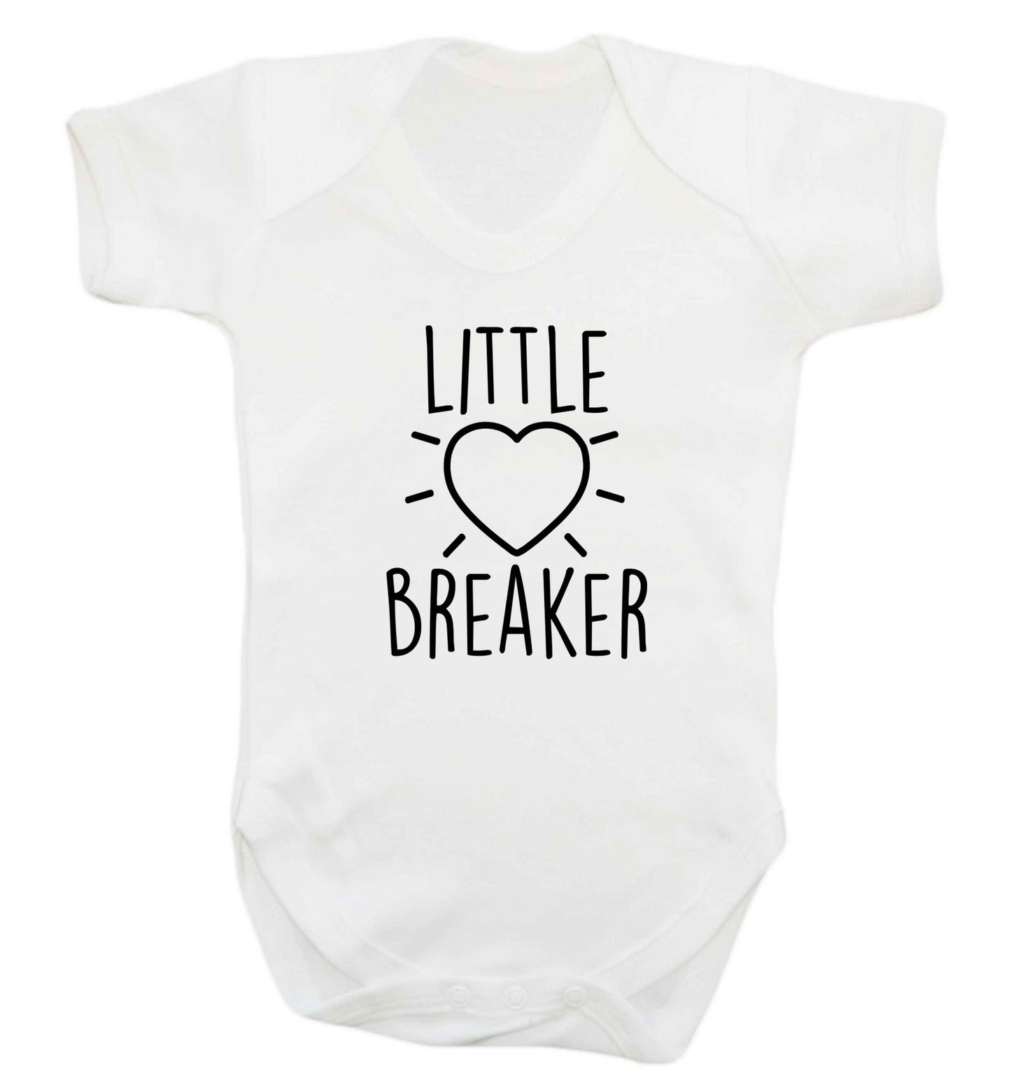 Little heartbreaker baby vest white 18-24 months