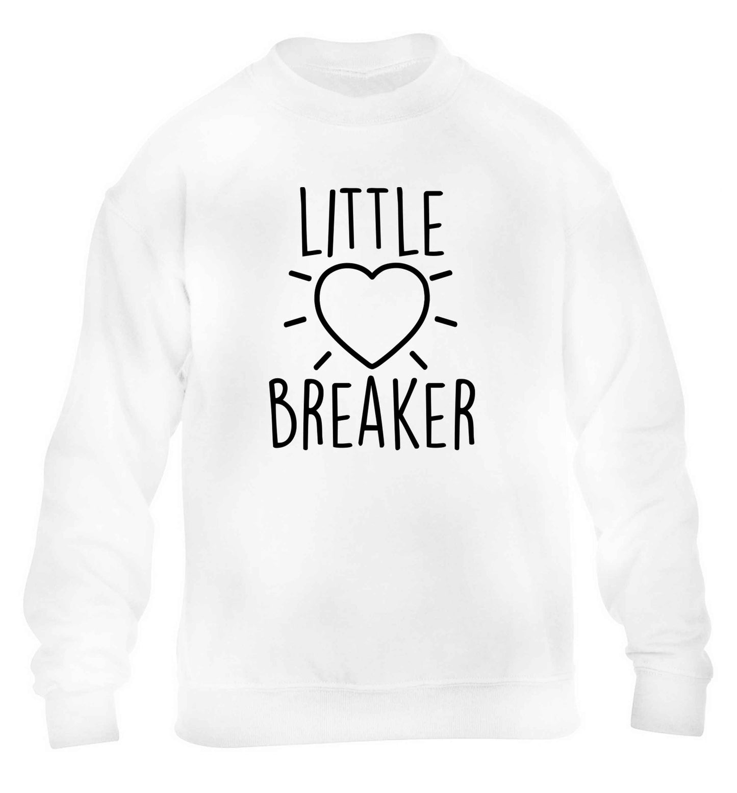 Little heartbreaker children's white sweater 12-13 Years