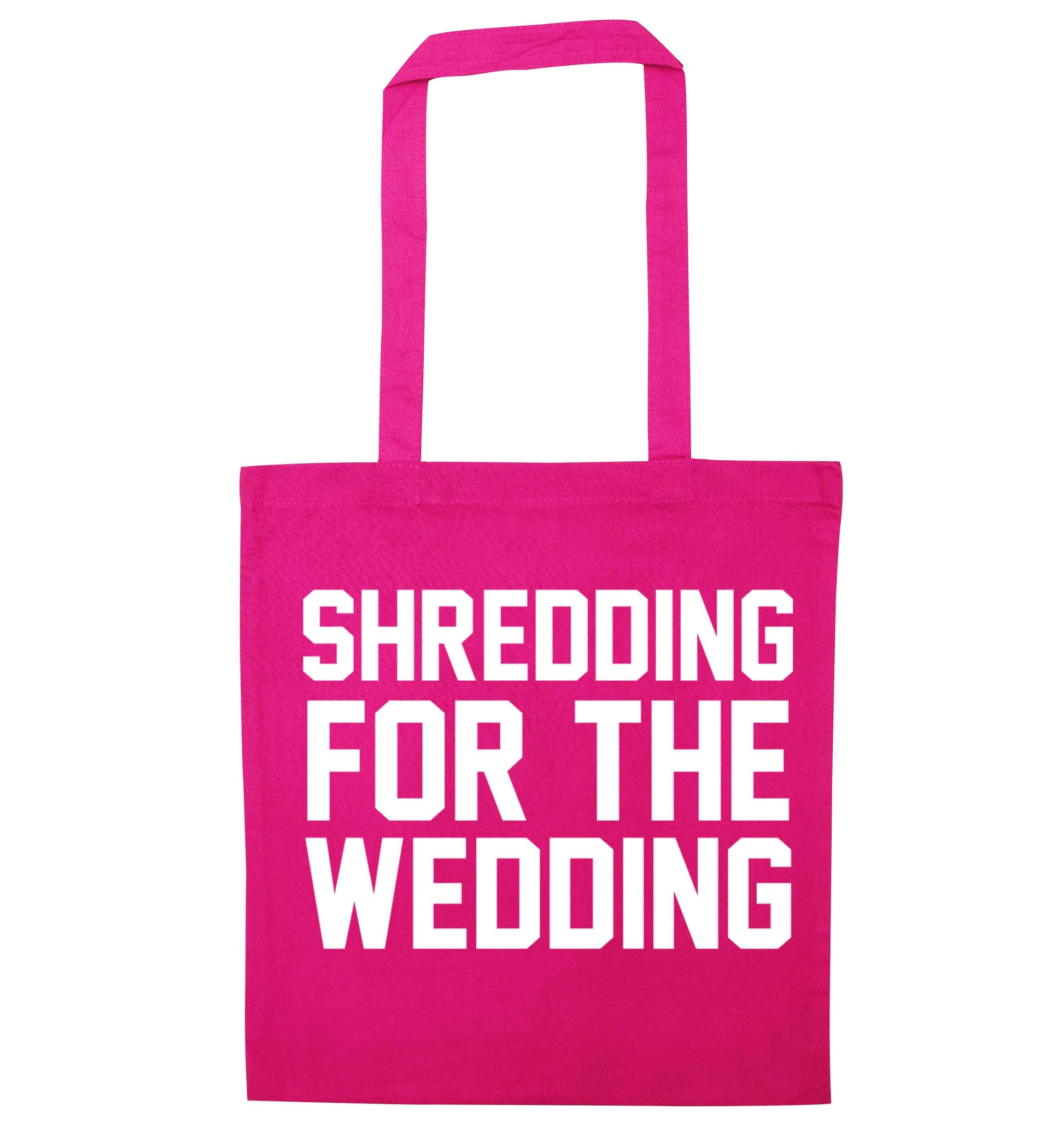 Get motivated and get fit for your big day! Our workout quotes and designs will get you ready to sweat! Perfect for any bride, groom or bridesmaid to be!  pink tote bag