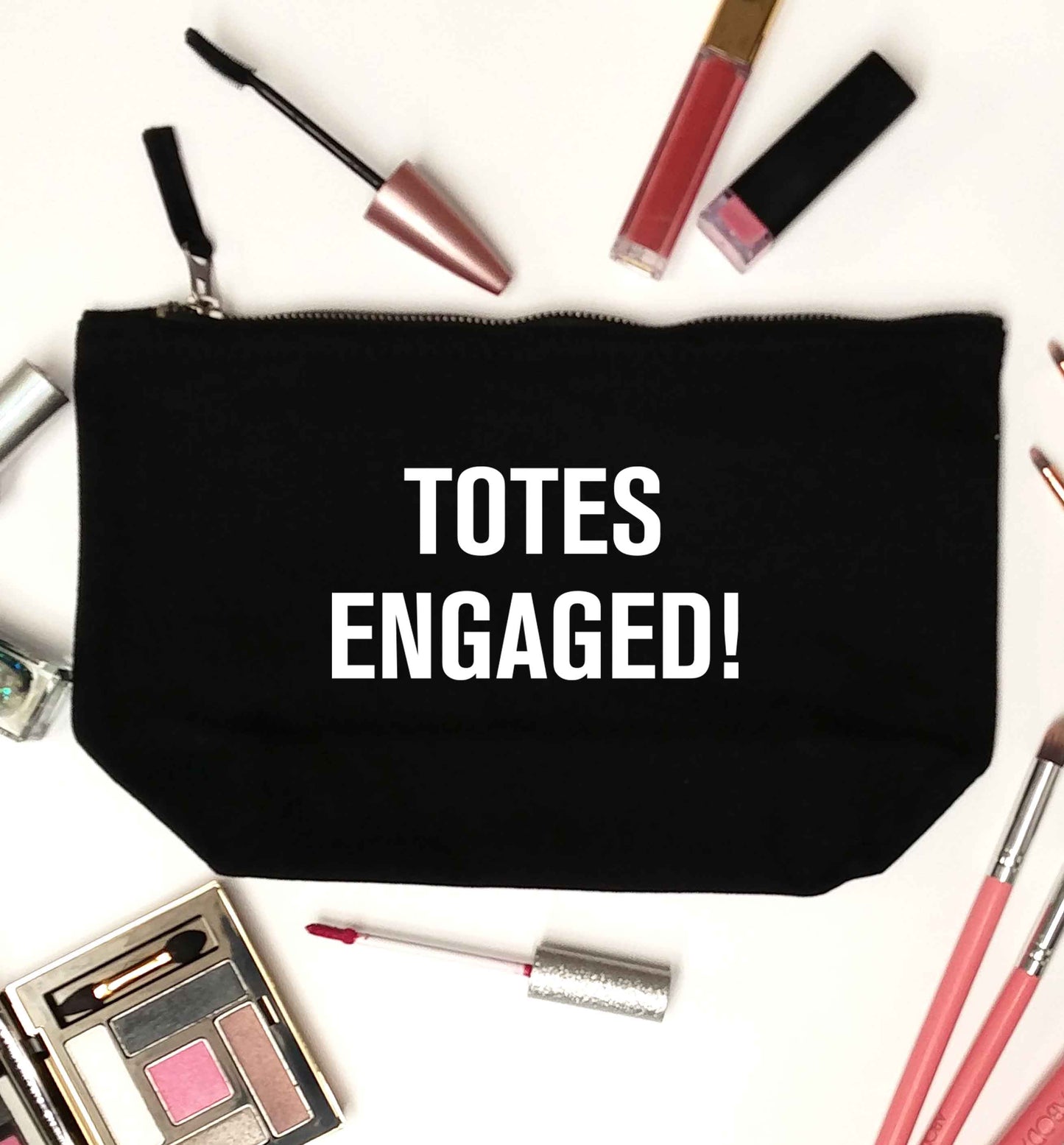 Totes engaged black makeup bag