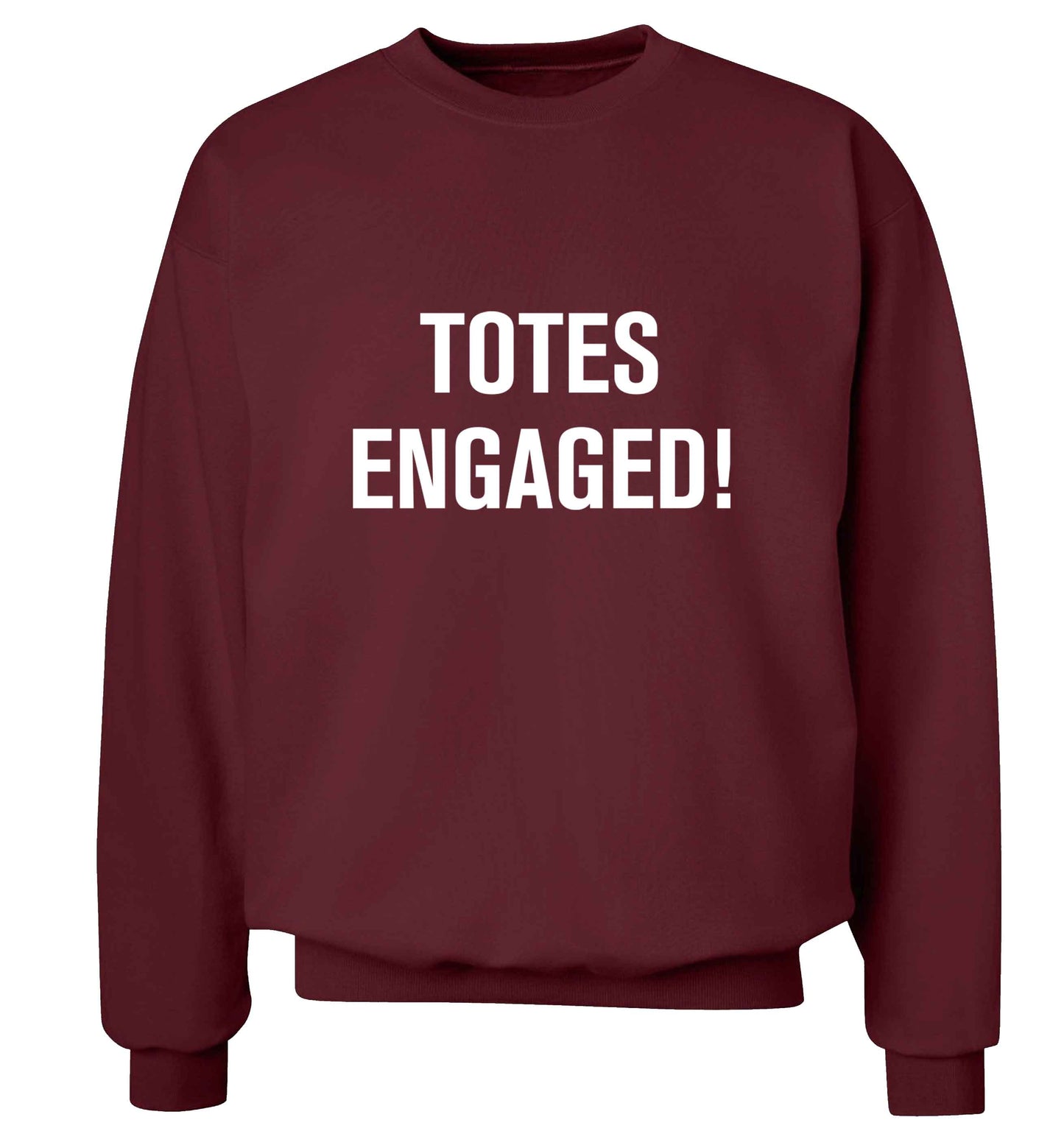 Totes engaged adult's unisex maroon sweater 2XL