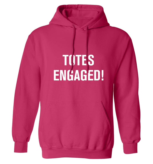Totes engaged adults unisex pink hoodie 2XL