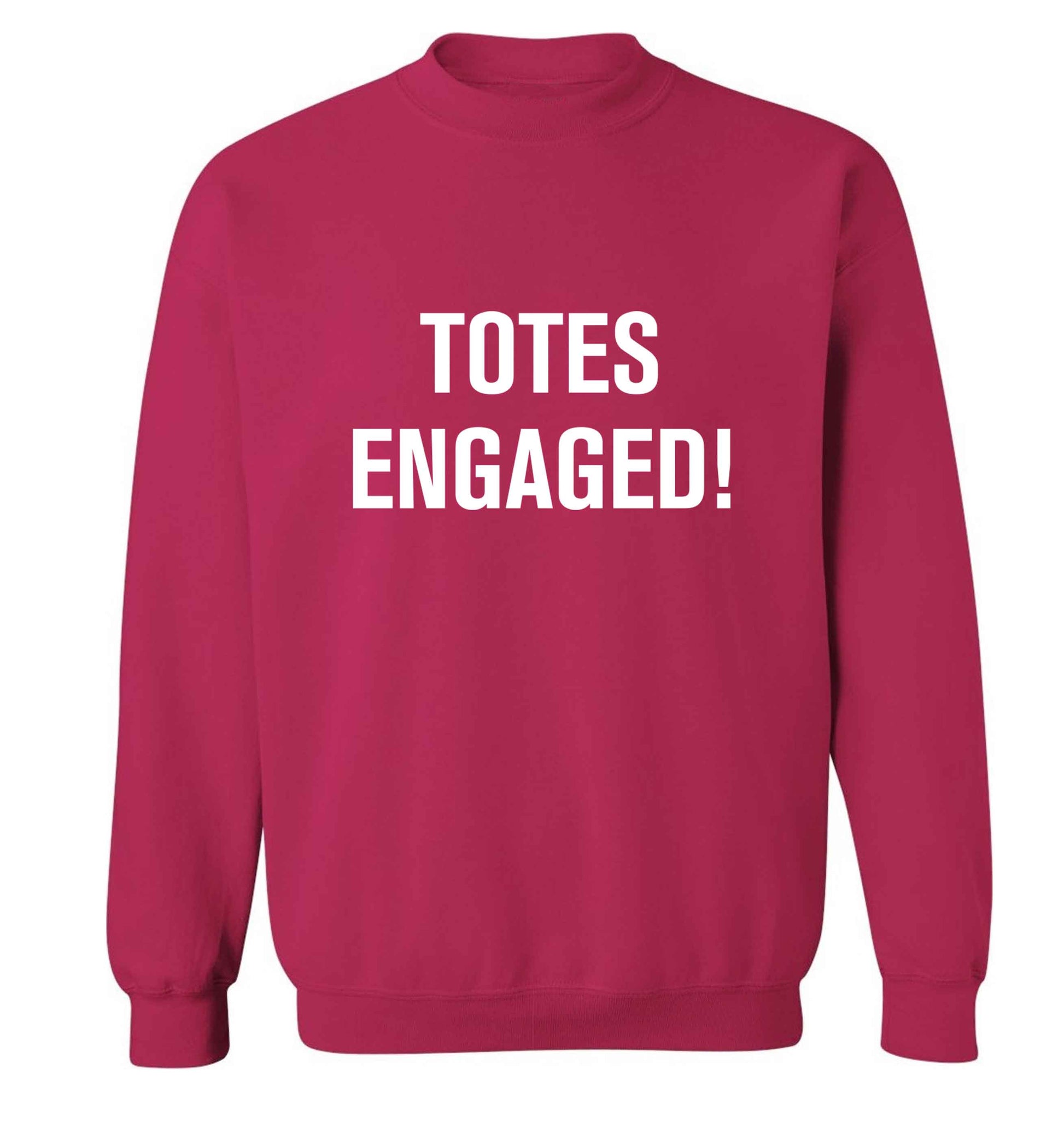 Totes engaged adult's unisex pink sweater 2XL