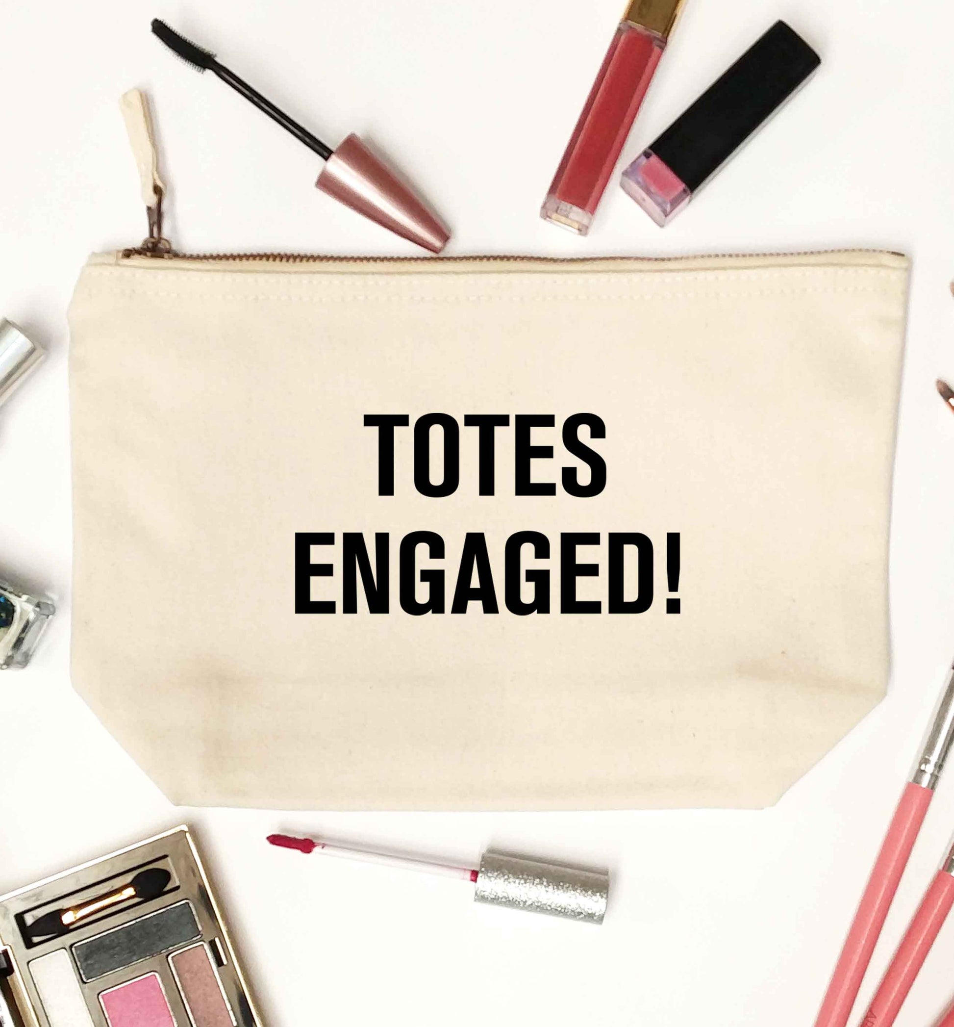 Totes engaged natural makeup bag