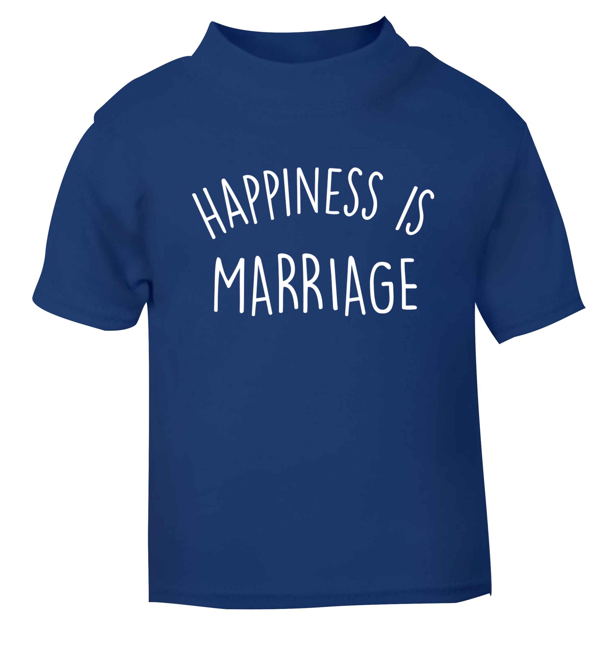 Happiness is wedding planning blue baby toddler Tshirt 2 Years