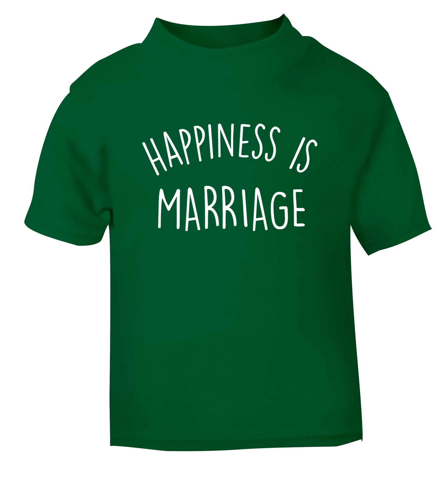Happiness is wedding planning green baby toddler Tshirt 2 Years