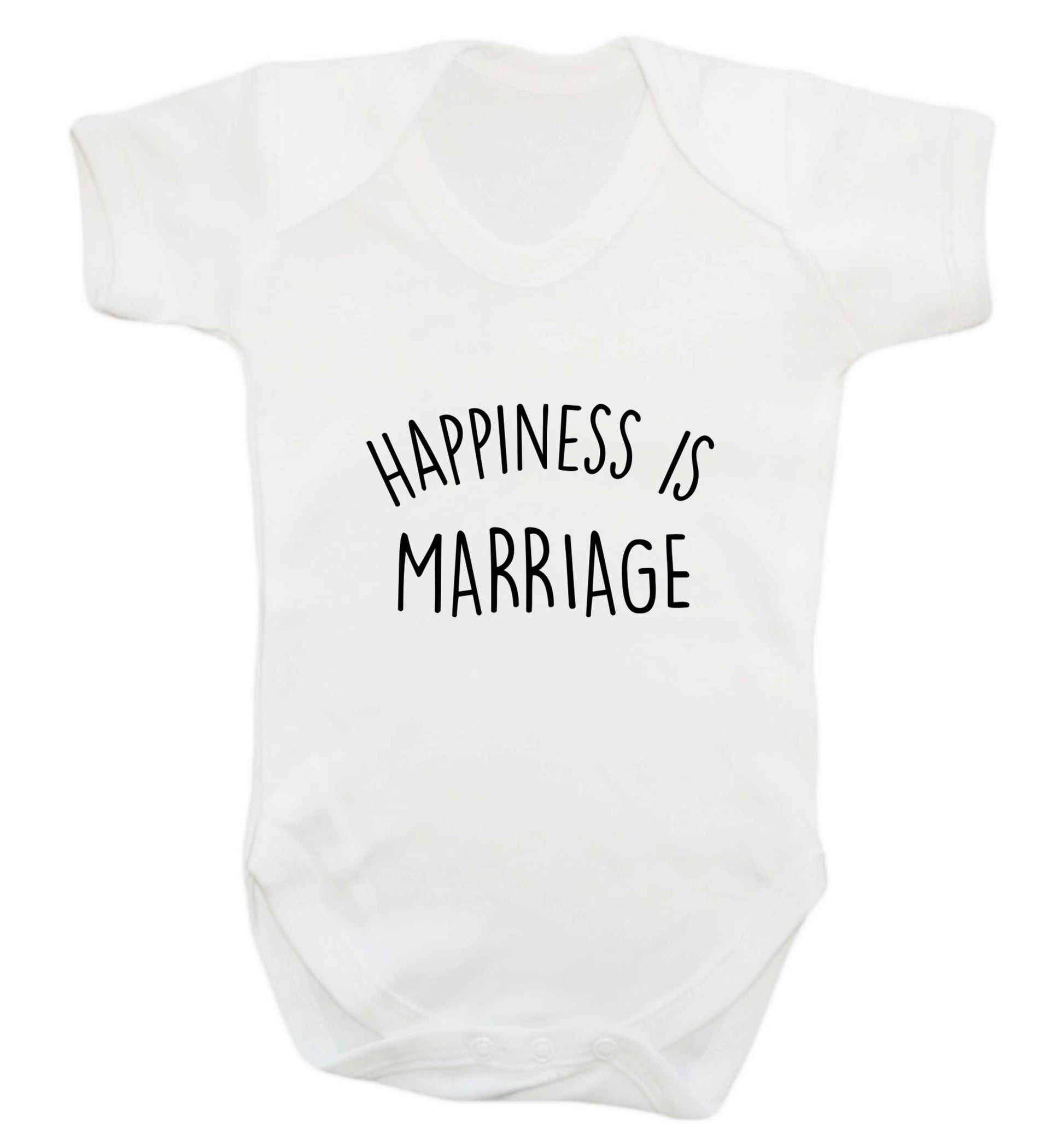 Happiness is wedding planning baby vest white 18-24 months