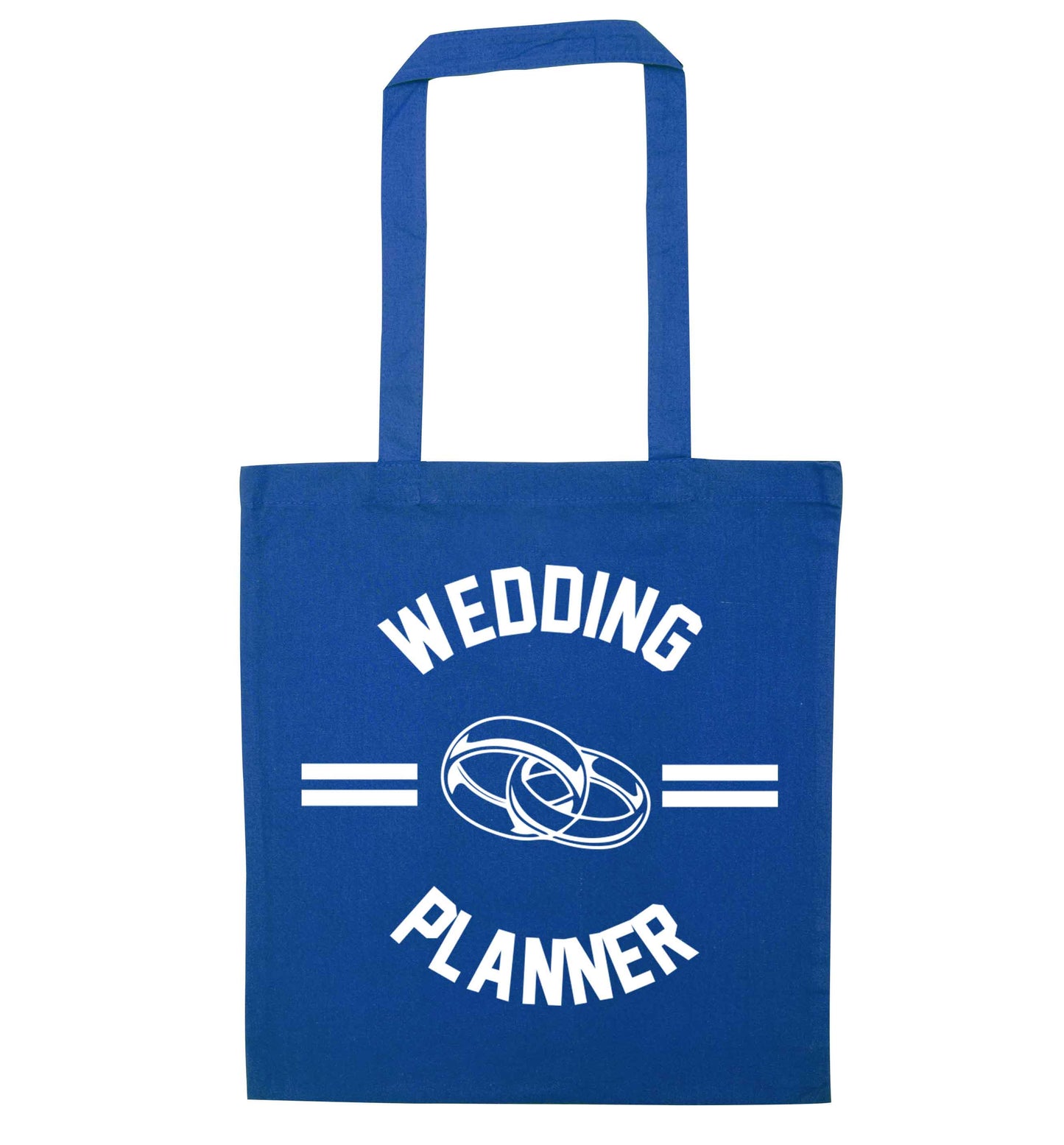 Wedding planner blue tote bag