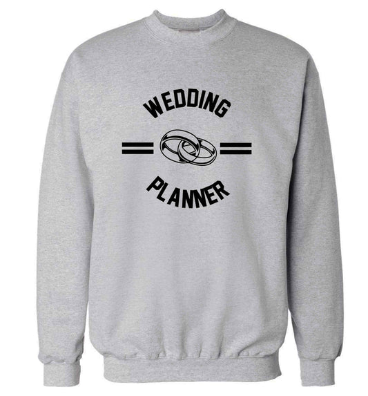 Wedding planner adult's unisex grey sweater 2XL
