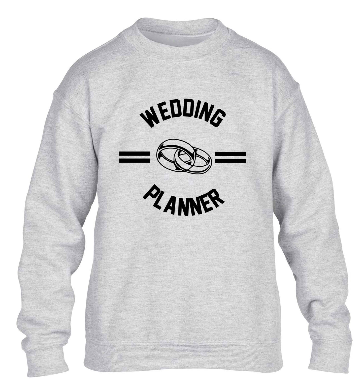 Wedding planner children's grey sweater 12-13 Years
