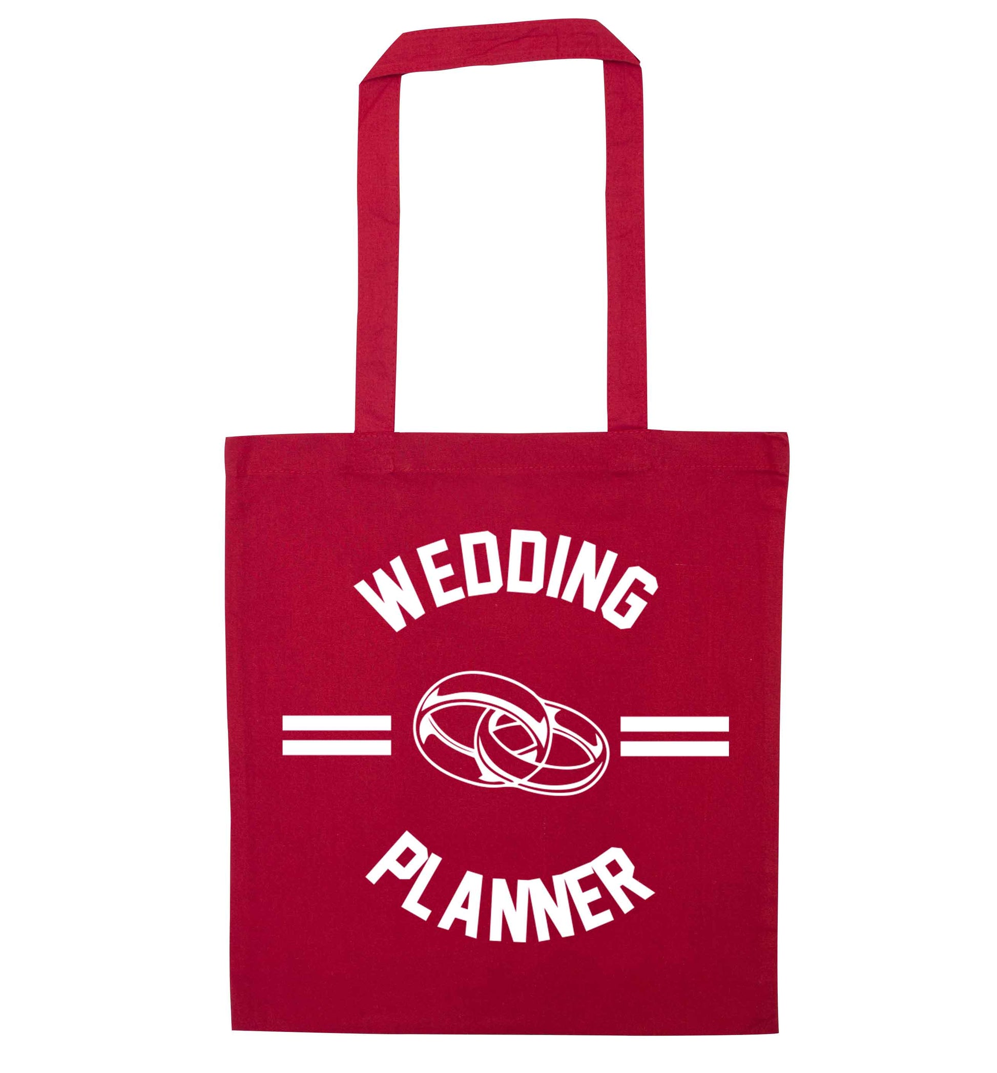 Wedding planner red tote bag
