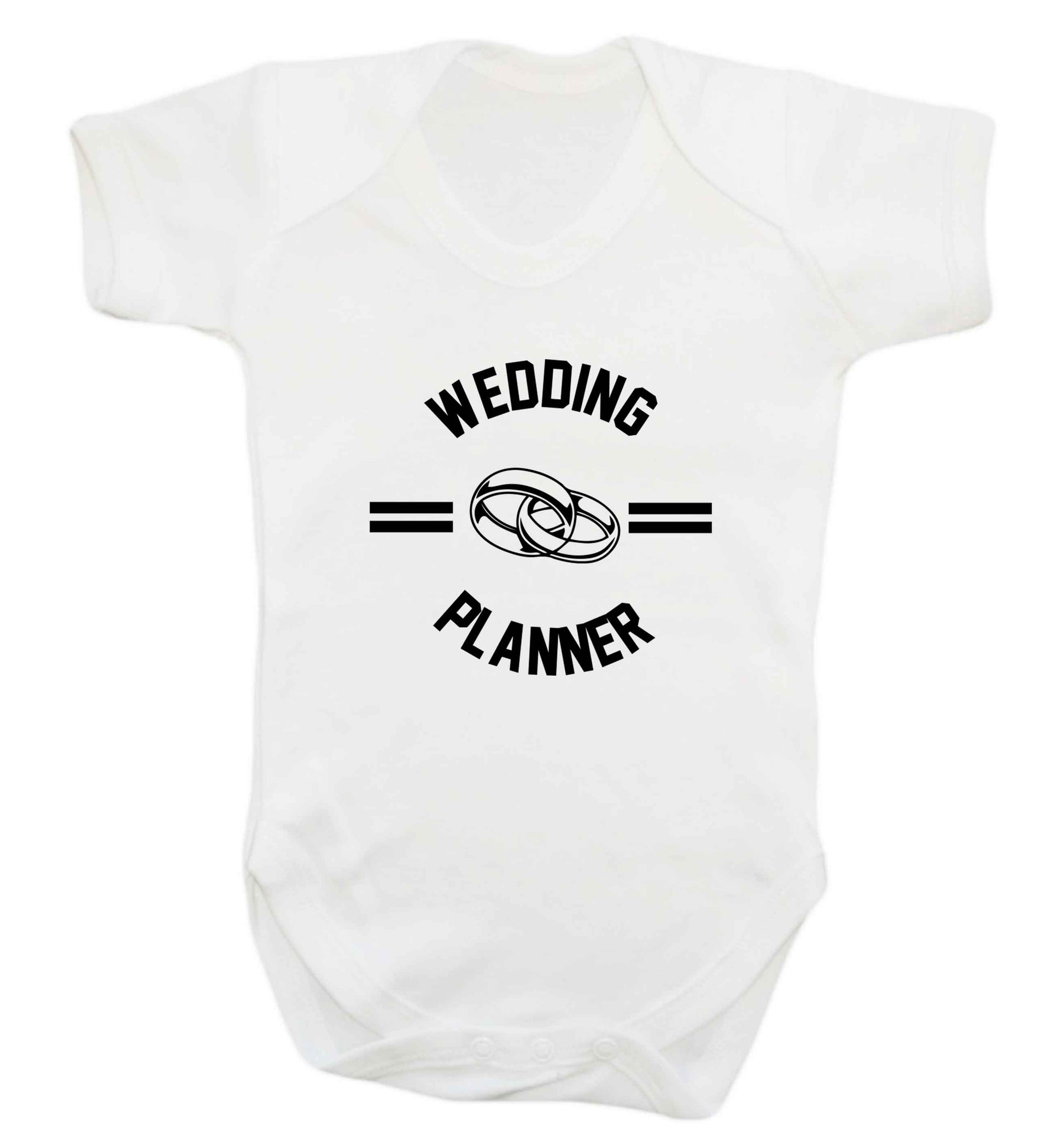 Wedding planner baby vest white 18-24 months