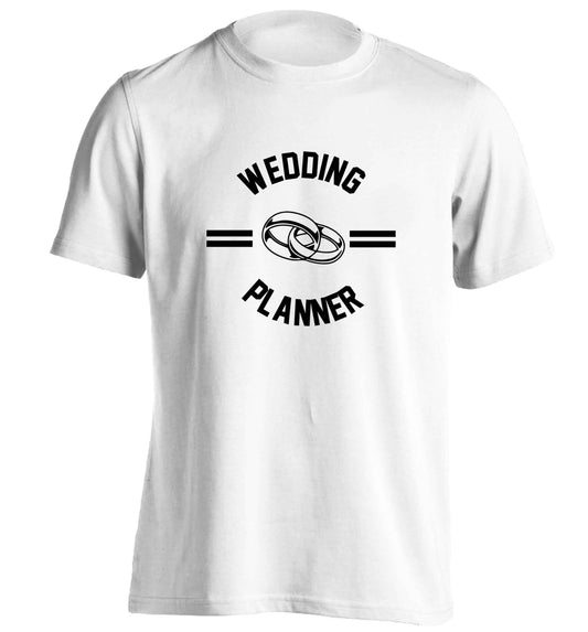 Wedding planner adults unisex white Tshirt 2XL
