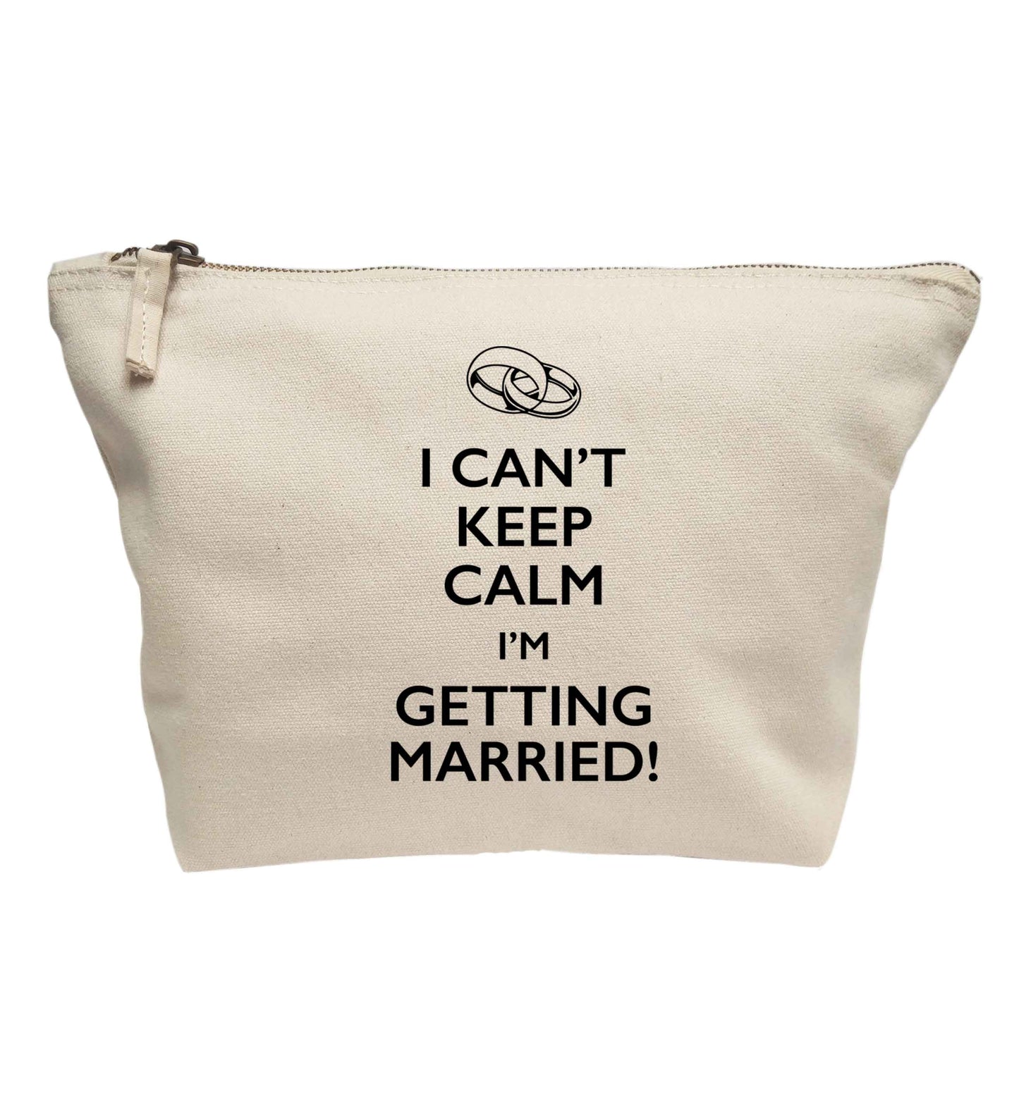 I can't keep calm I'm getting married! | Makeup / wash bag