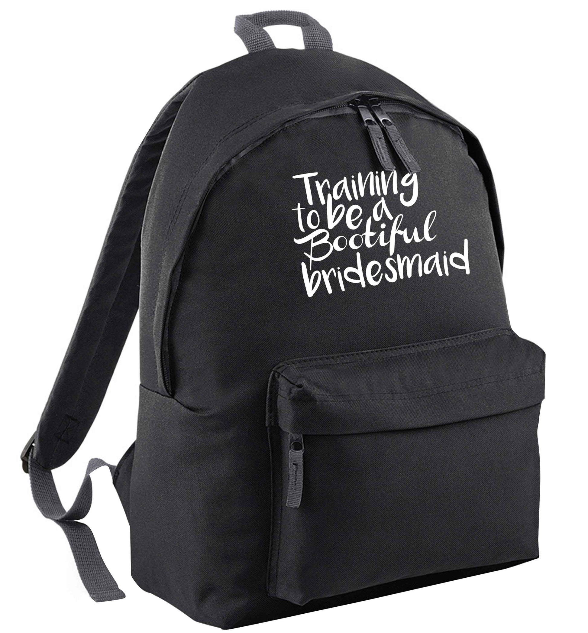 Get motivated and get fit for your big day! Our workout quotes and designs will get you ready to sweat! Perfect for any bride, groom or bridesmaid to be!  black adults backpack