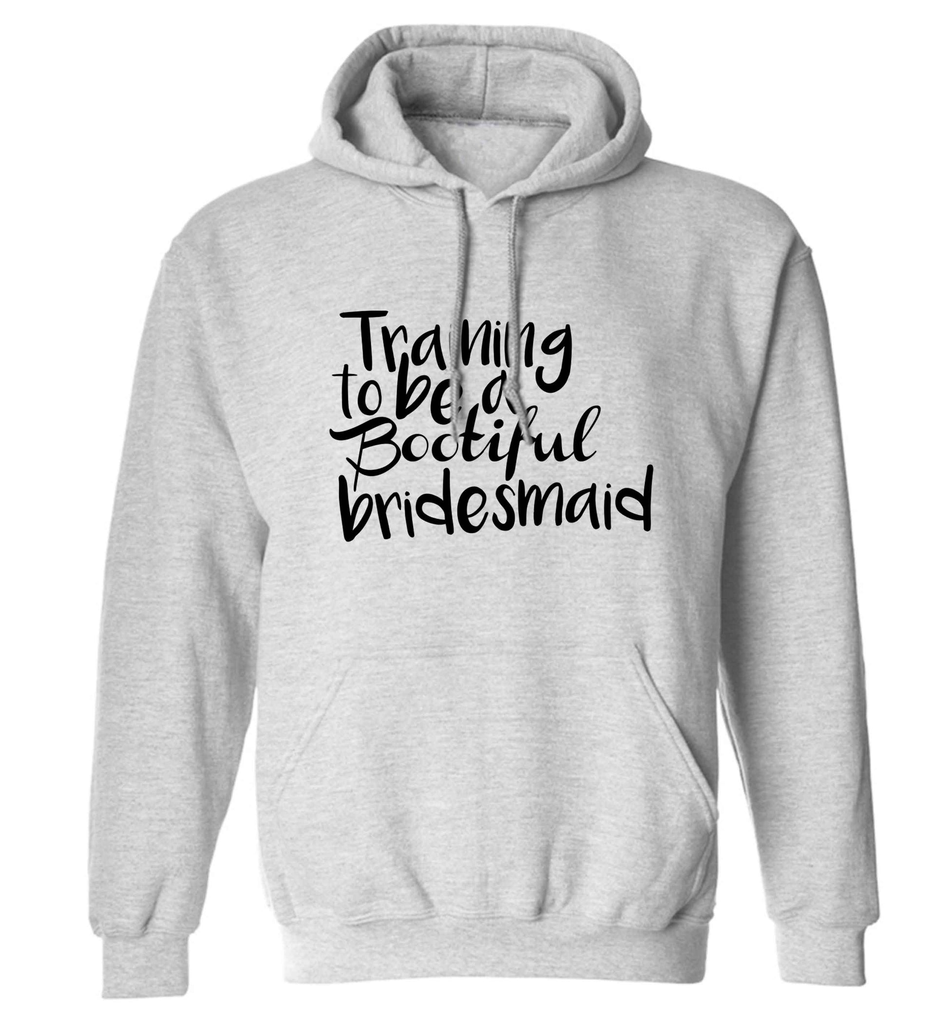 Get motivated and get fit for your big day! Our workout quotes and designs will get you ready to sweat! Perfect for any bride, groom or bridesmaid to be!  adults unisex grey hoodie 2XL