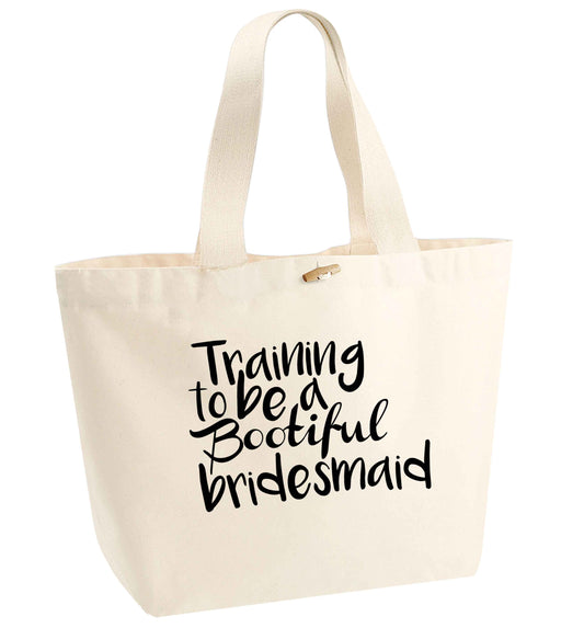 Get motivated and get fit for your big day! Our workout quotes and designs will get you ready to sweat! Perfect for any bride, groom or bridesmaid to be!  organic cotton premium tote bag with wooden toggle in natural