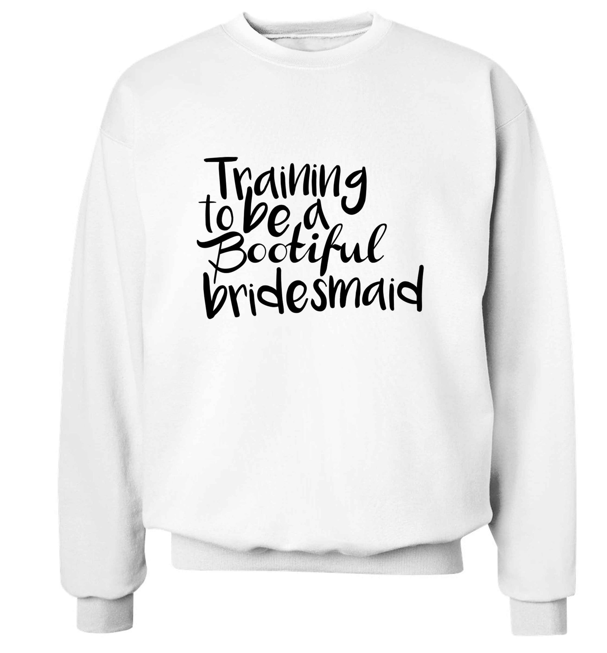 Get motivated and get fit for your big day! Our workout quotes and designs will get you ready to sweat! Perfect for any bride, groom or bridesmaid to be!  adult's unisex white sweater 2XL