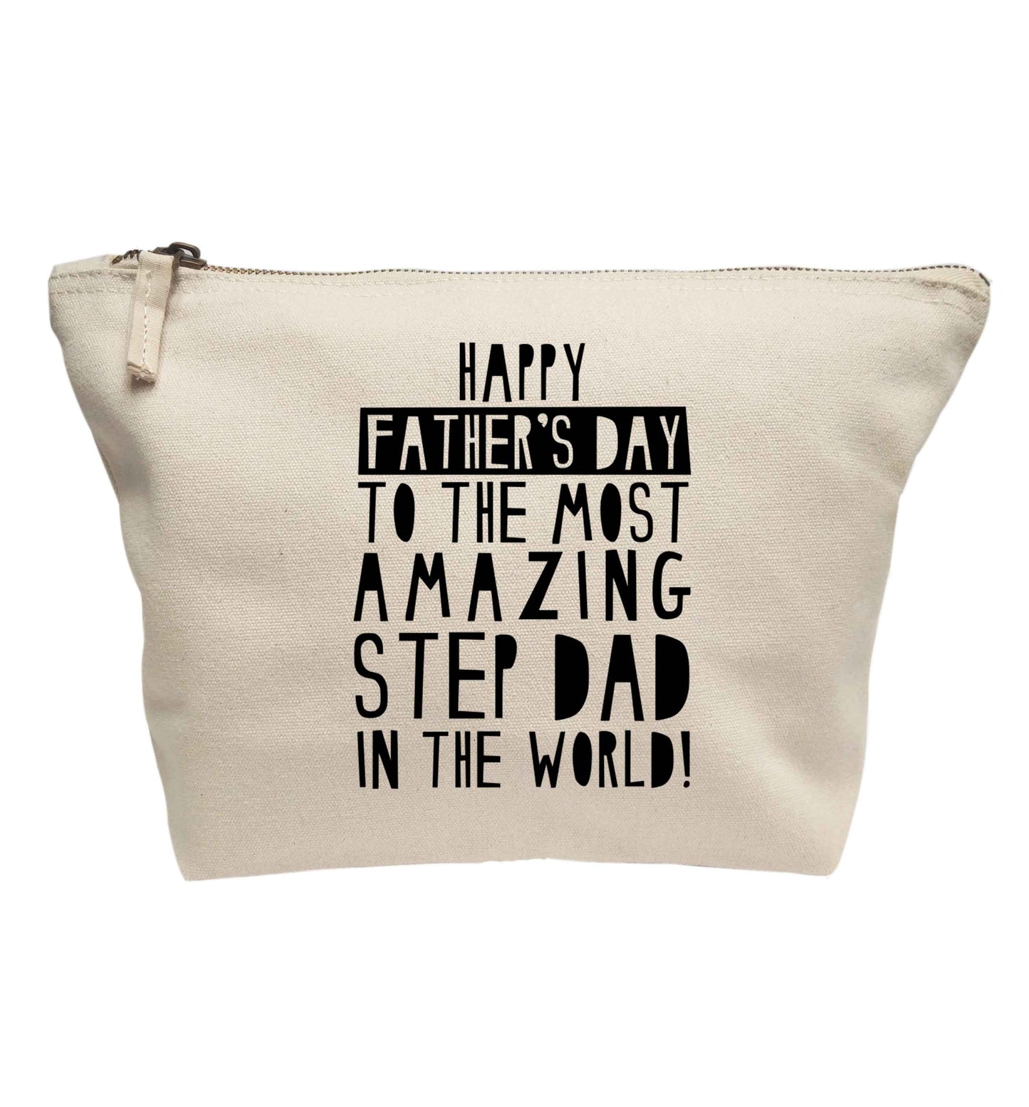 Happy Father's day to the best step dad in the world | Makeup / wash bag