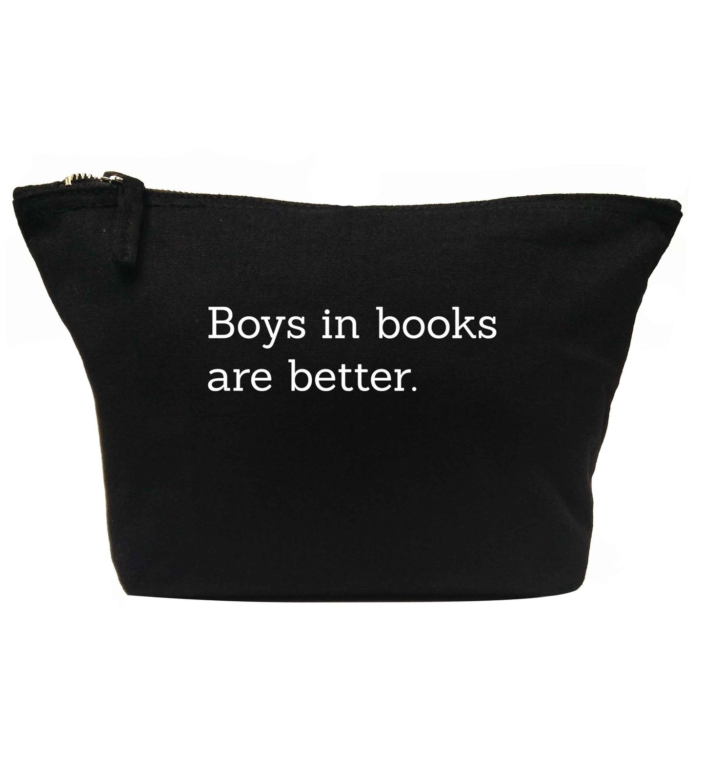 Boys in books are better | Makeup / wash bag
