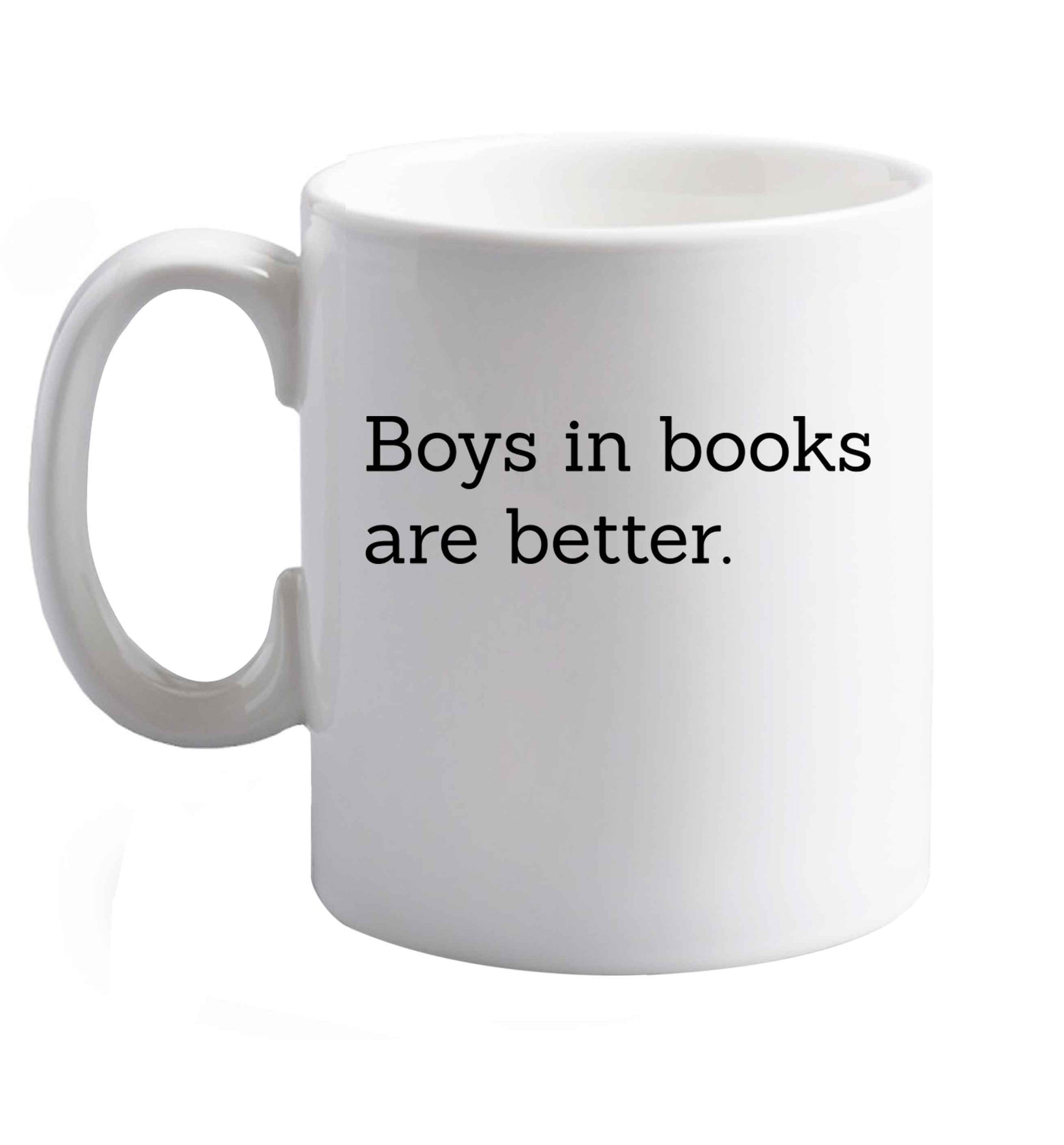 10 oz Favourite Type Pan Pancake ceramic mug right handed