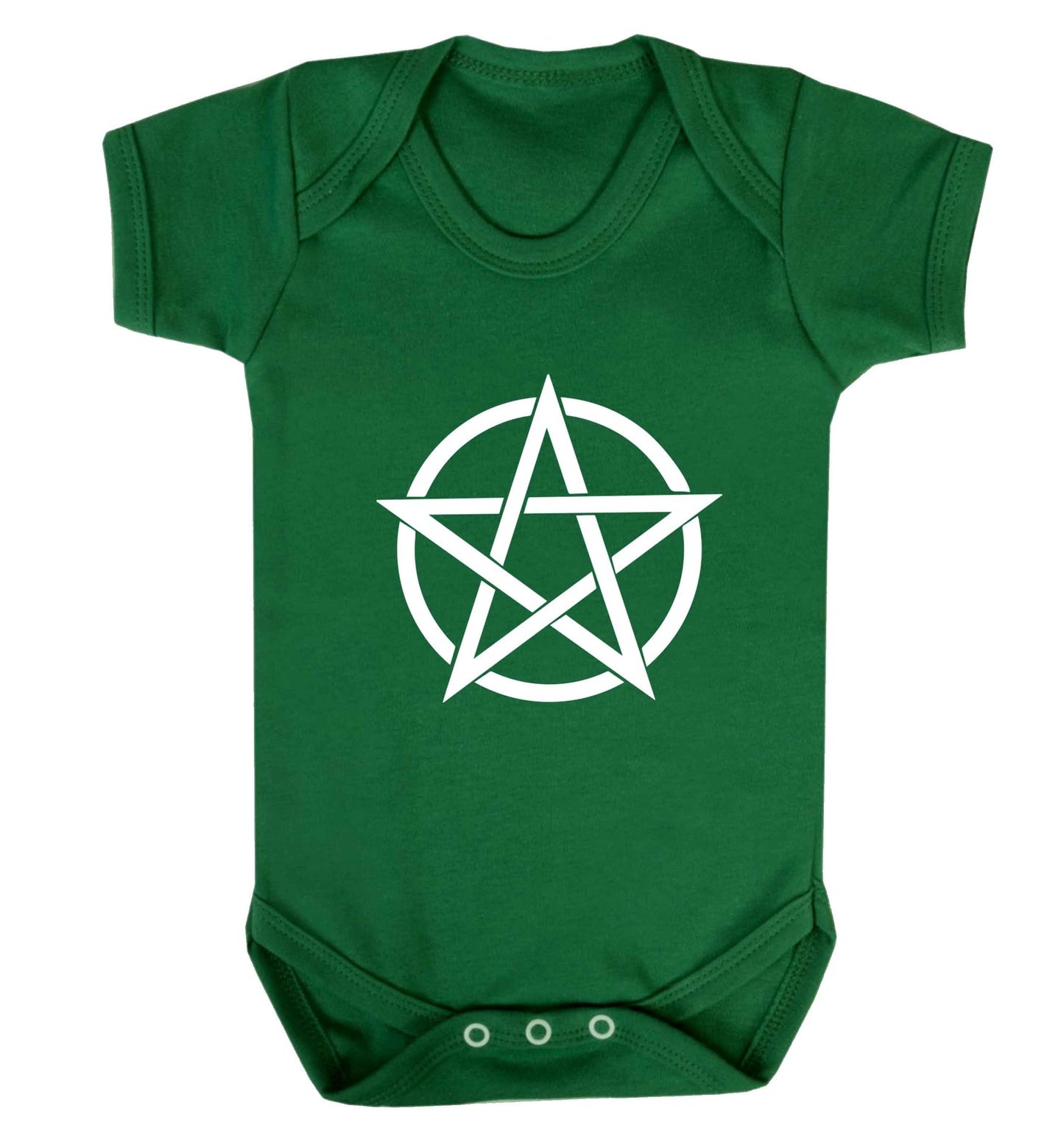 Pentagram symbol baby vest green 18-24 months