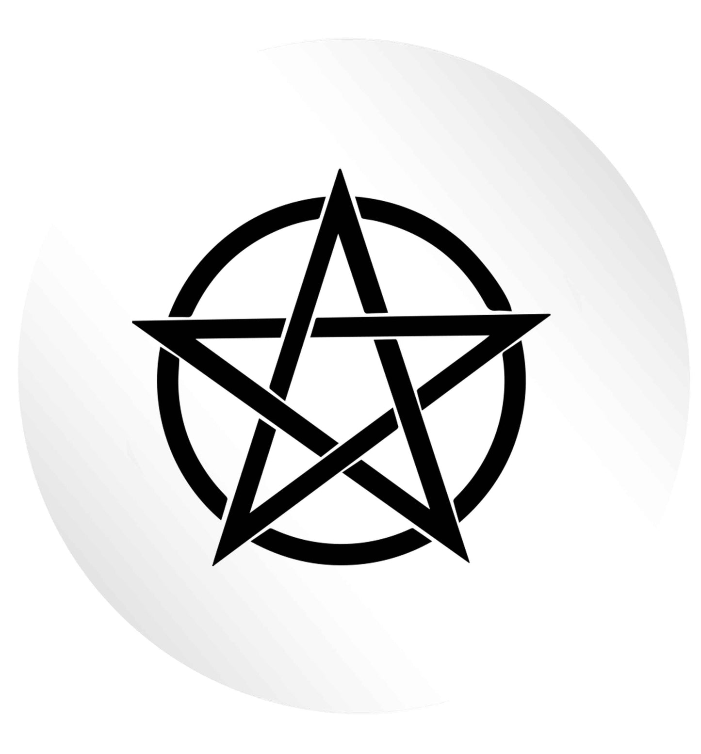 Pentagram symbol 24 @ 45mm matt circle stickers
