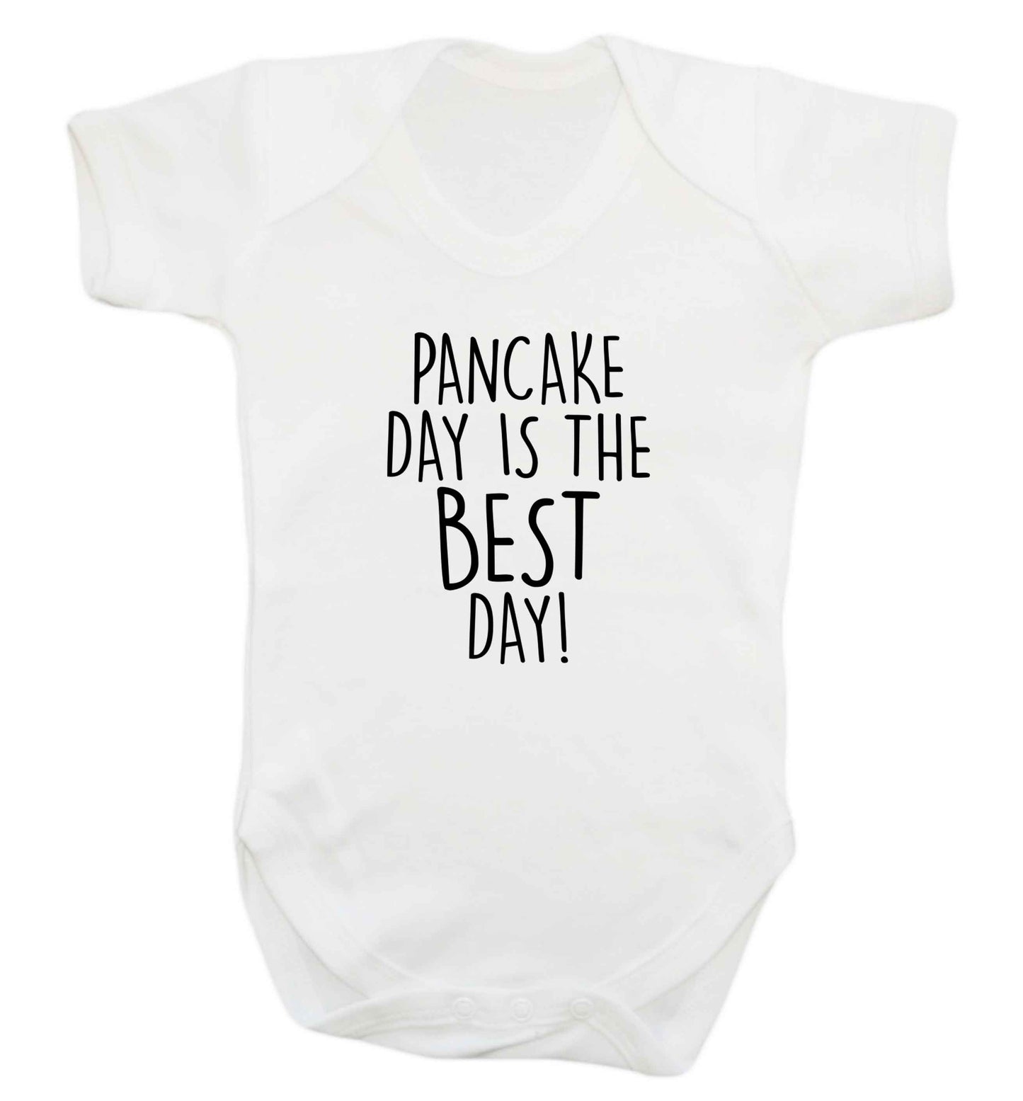 Pancake day is the best day baby vest white 18-24 months