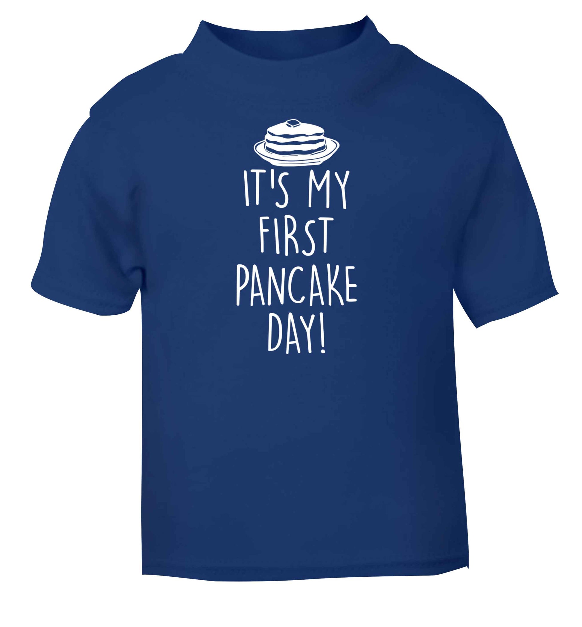It's my first pancake day blue baby toddler Tshirt 2 Years