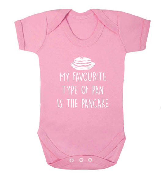 My favourite type of pan is the pancake baby vest pale pink 18-24 months