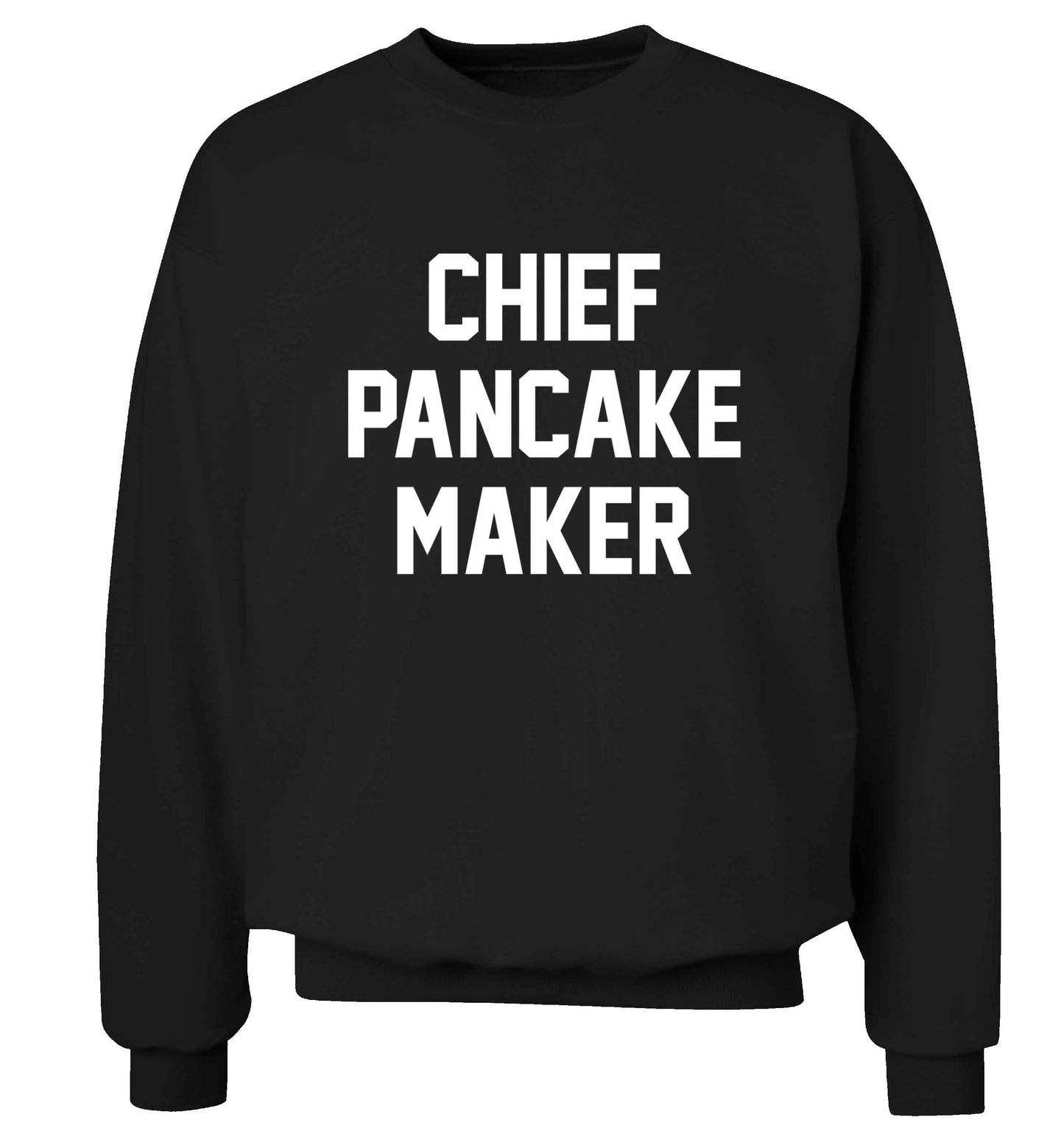 Chief pancake maker adult's unisex black sweater 2XL
