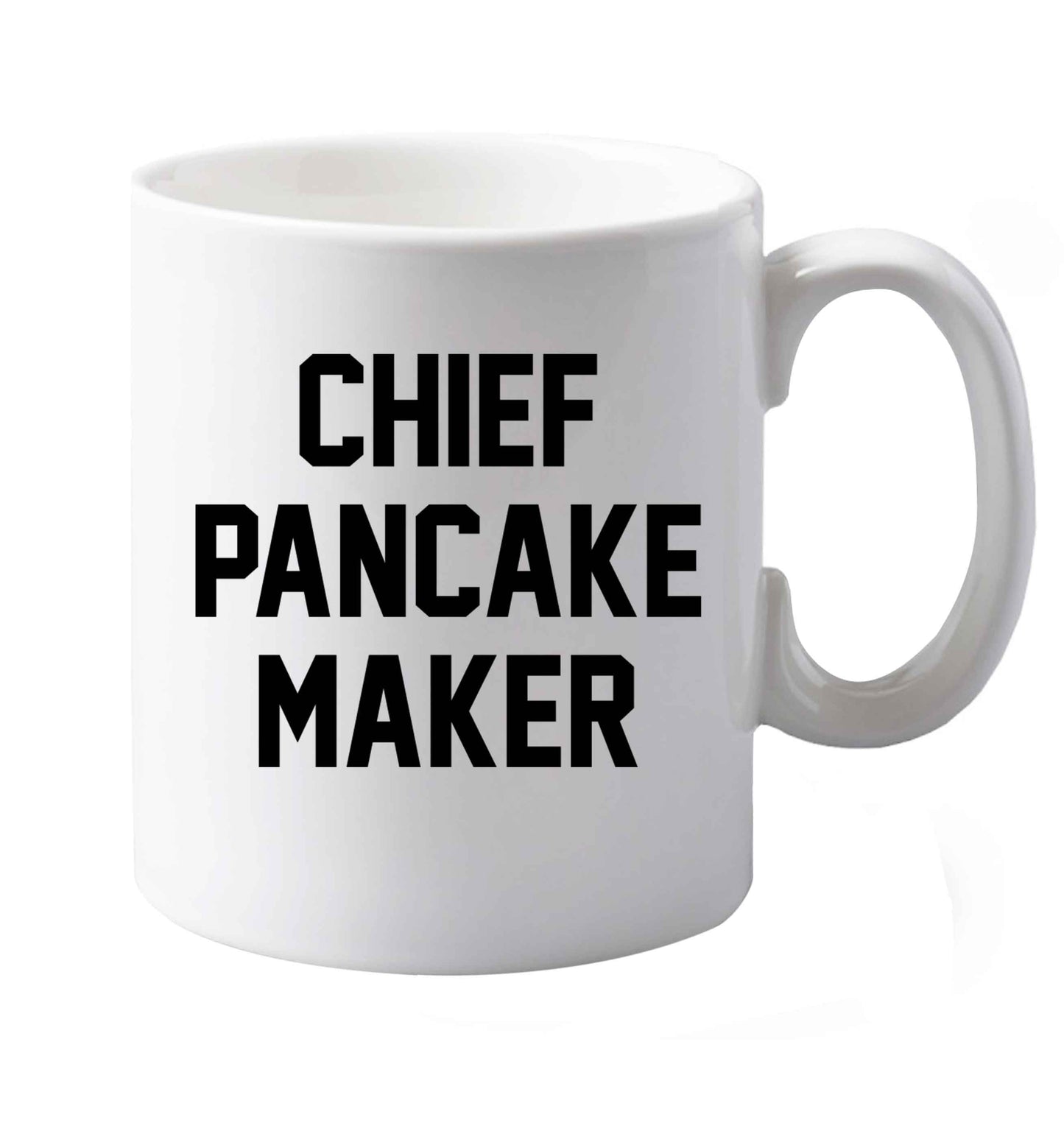 10 oz Favourite Type Pan Pancake ceramic mug both sides