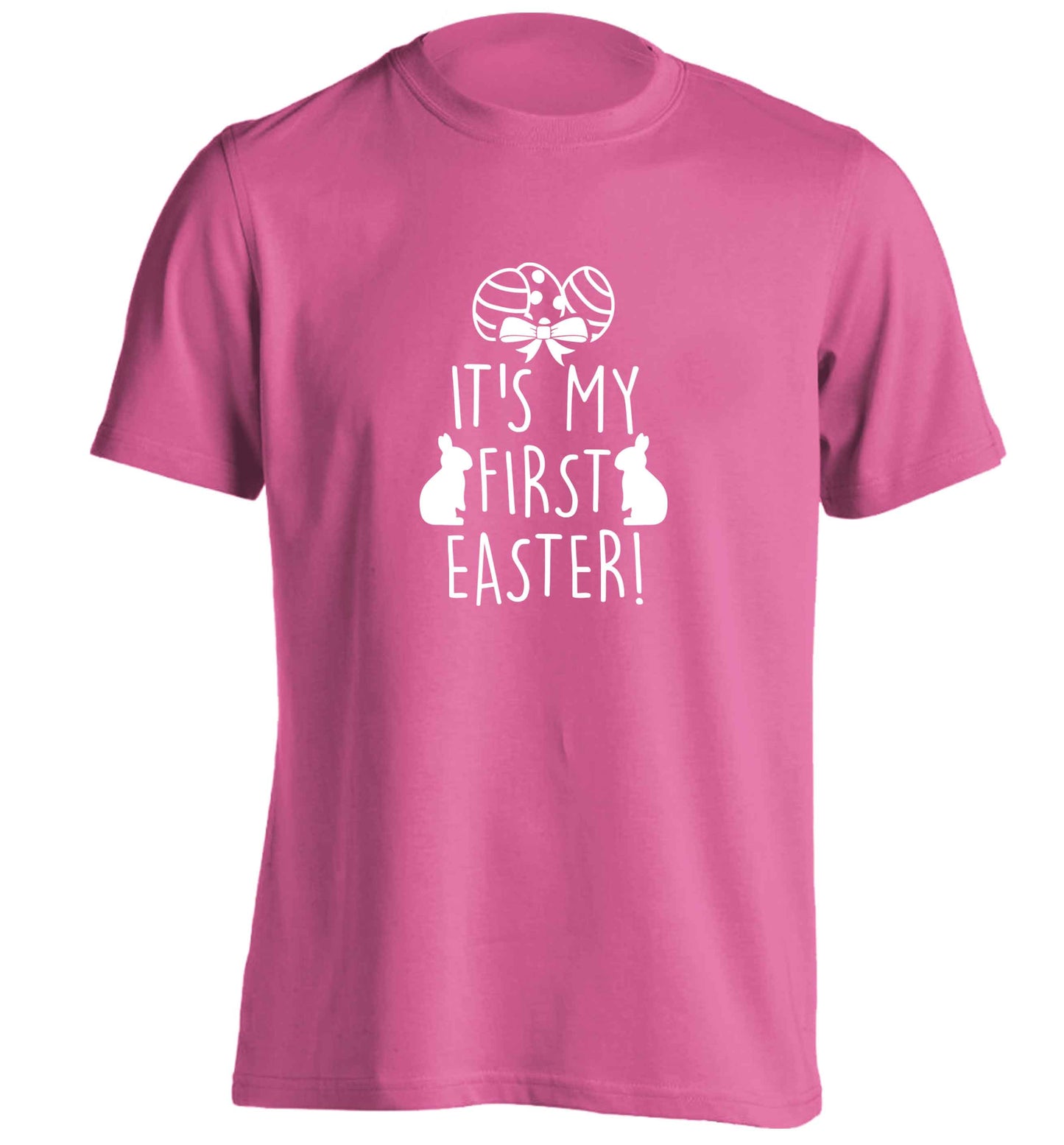 It's my first Easter adults unisex pink Tshirt 2XL